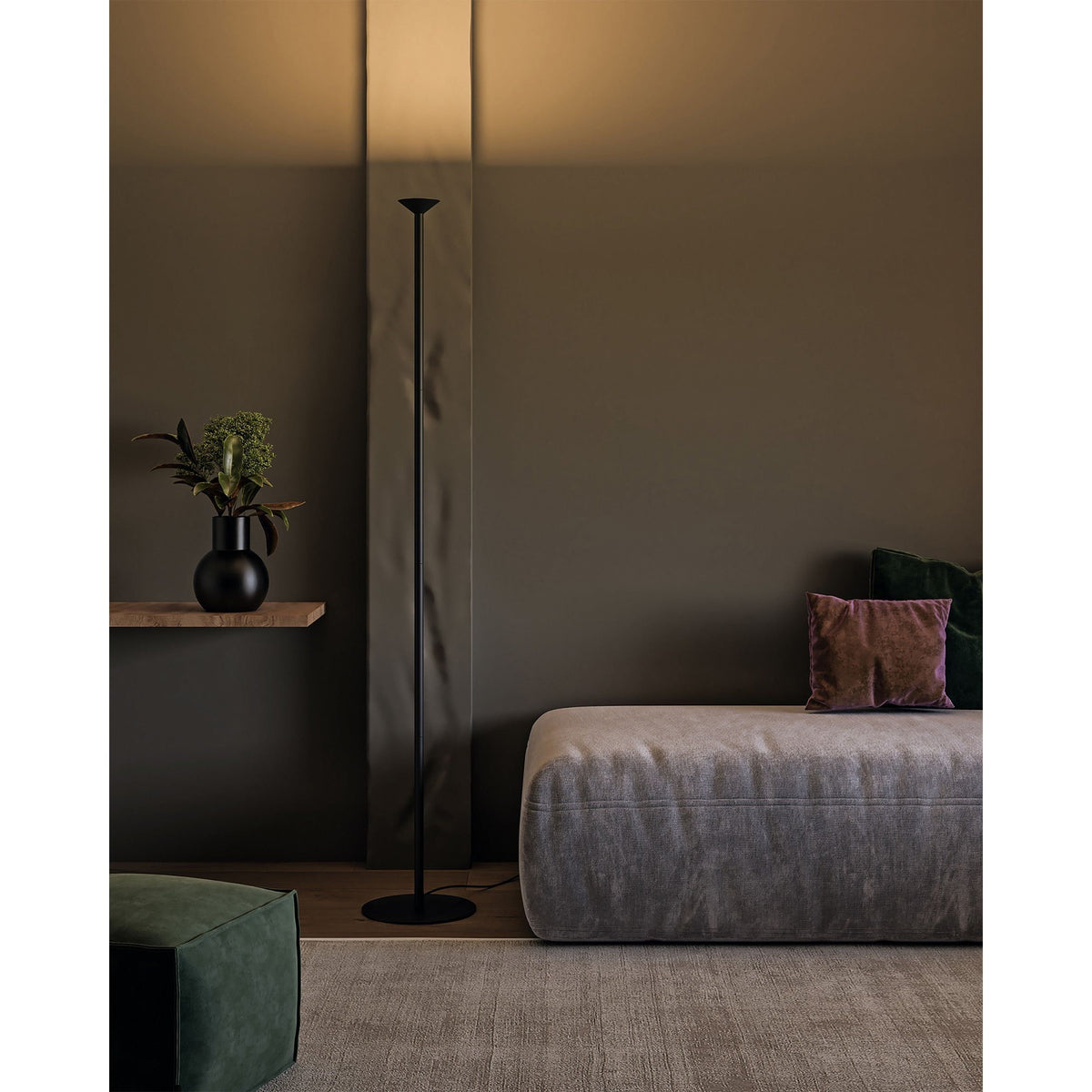 Kuzco Lighting - Valor LED Floor Lamp - FL12168-BK | Montreal Lighting & Hardware