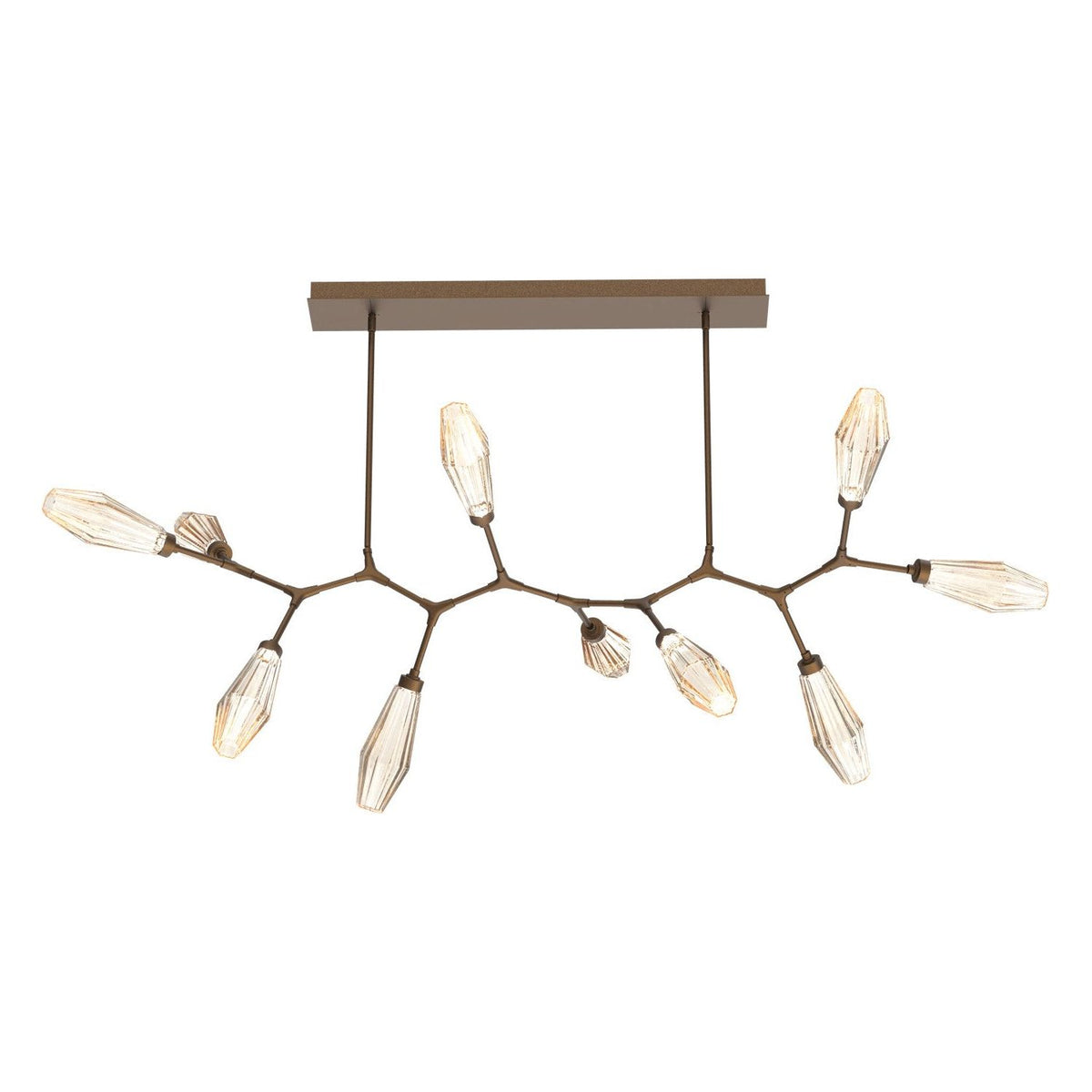 Hammerton Studio - PLB0049-BC-FB-RA-001-L3 - LED Branch - Aalto - Flat Bronze