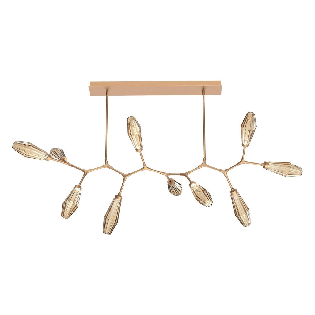 Hammerton Studio - PLB0049-BC-NB-RB-001-L3 - LED Branch - Aalto - Novel Brass