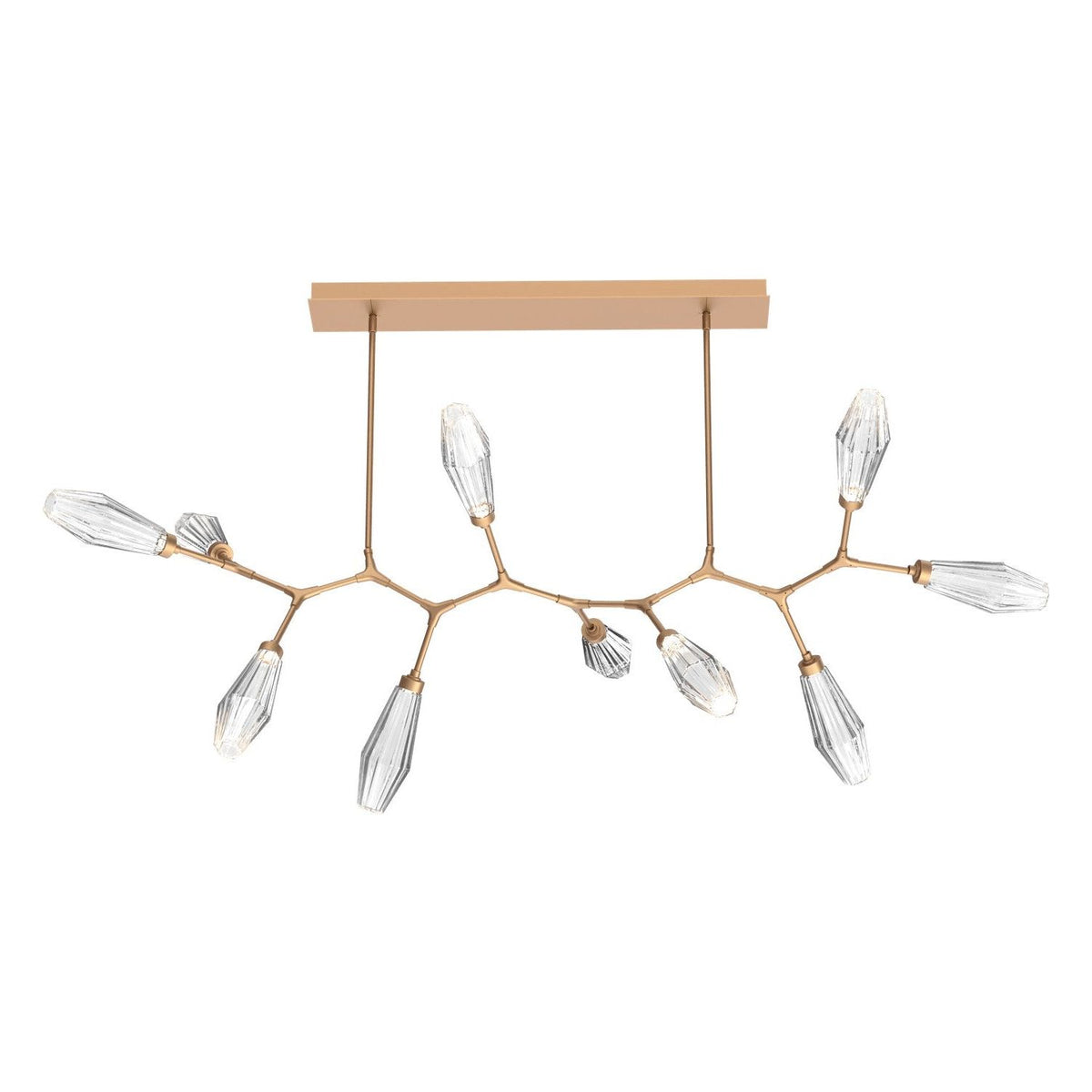 Hammerton Studio - PLB0049-BC-NB-RC-001-L1 - LED Branch - Aalto - Novel Brass