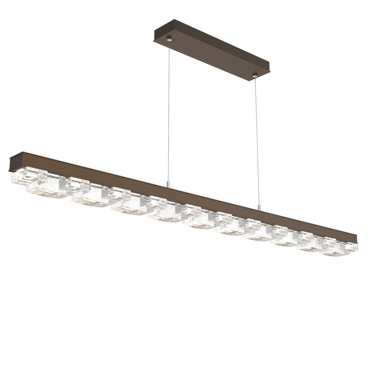 Hammerton Studio - PLB0087-60-FB-TE-CA1-L3 - LED Linear - Tessera - Flat Bronze