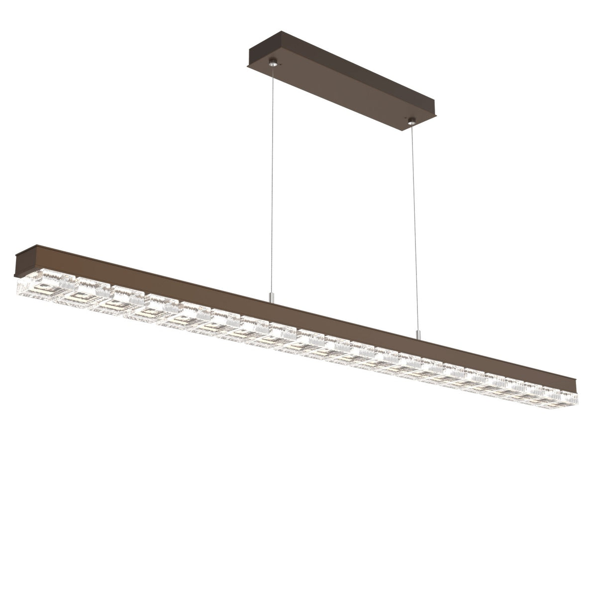 Hammerton Studio - PLB0087-60-FB-TP-CA1-L3 - LED Linear - Tessera - Flat Bronze