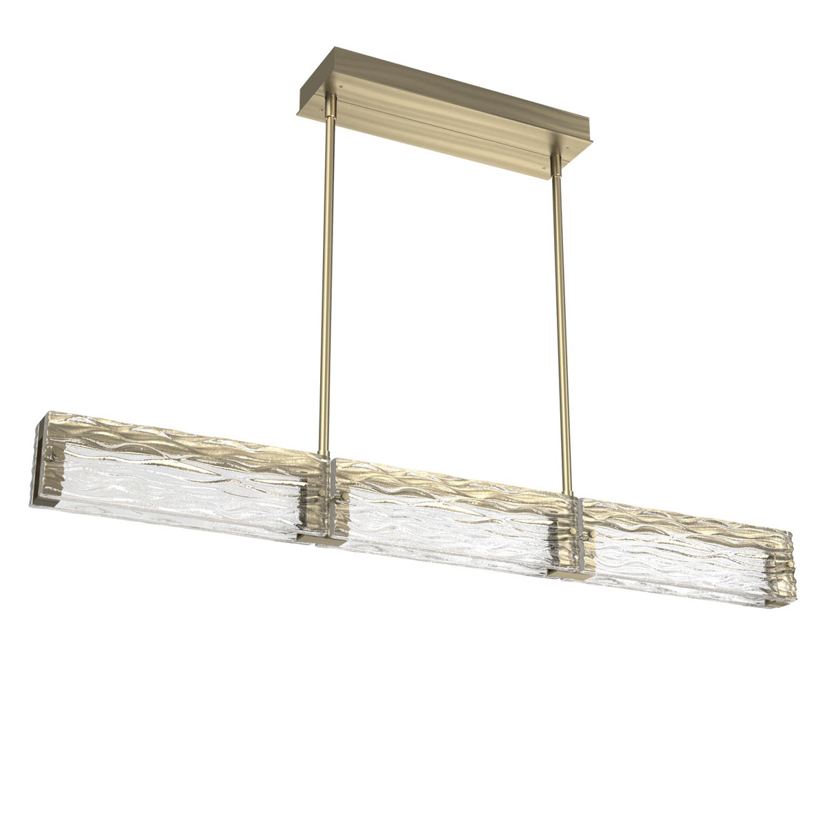 Hammerton Studio - PLB0090-43-HB-TT-001-L3 - LED Linear - Tabulo - Heritage Brass