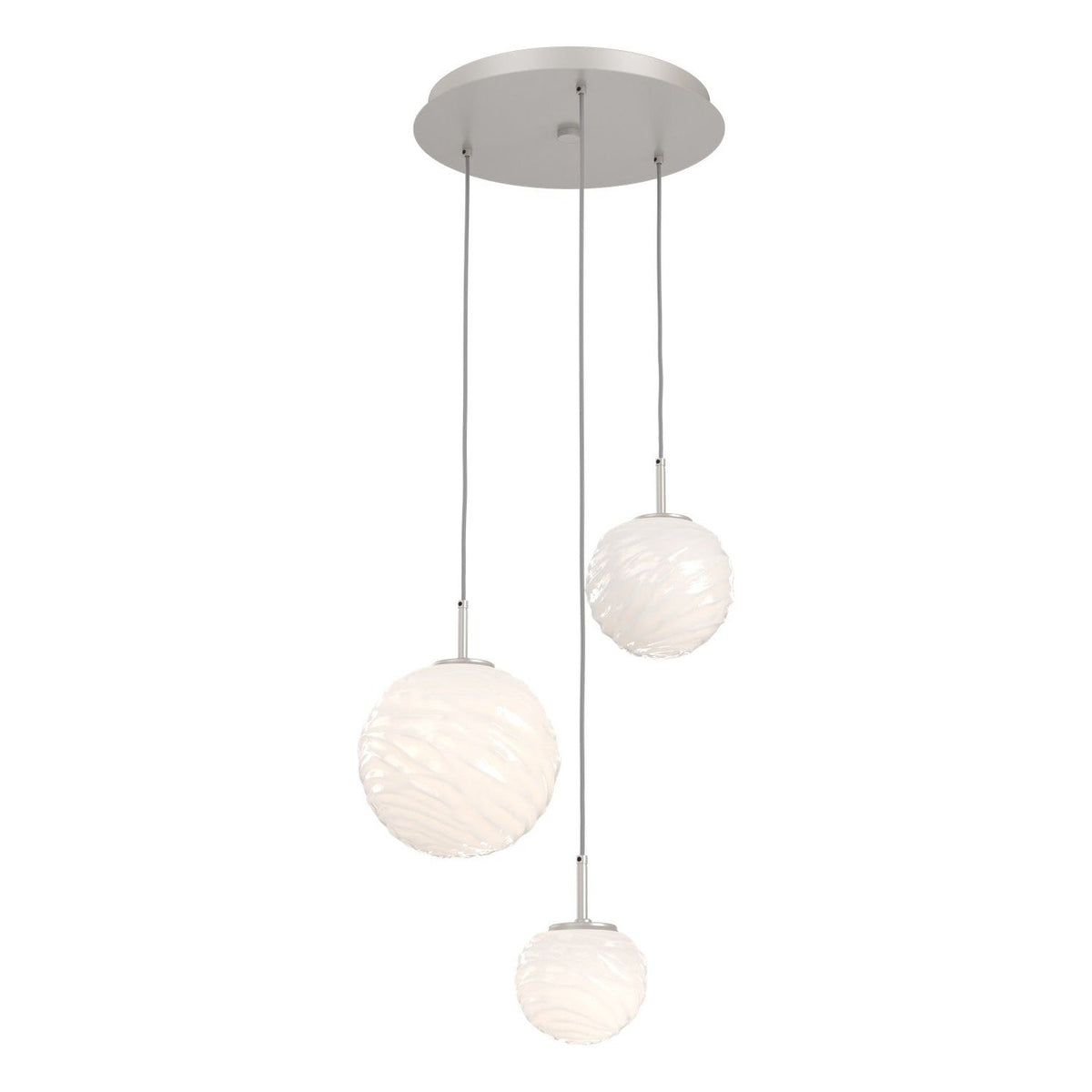 Hammerton Studio - CHB0092-03-BS-WL-C01-L3 - LED Chandelier - Gaia - Beige Silver