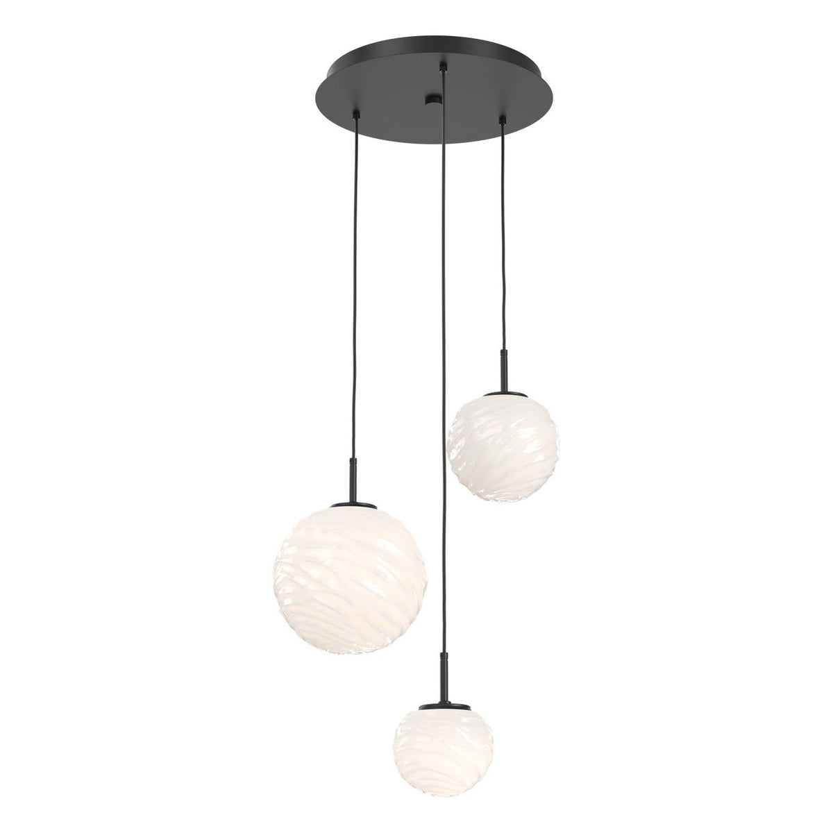 Hammerton Studio - CHB0092-03-MB-WL-C01-L3 - LED Chandelier - Gaia - Matte Black