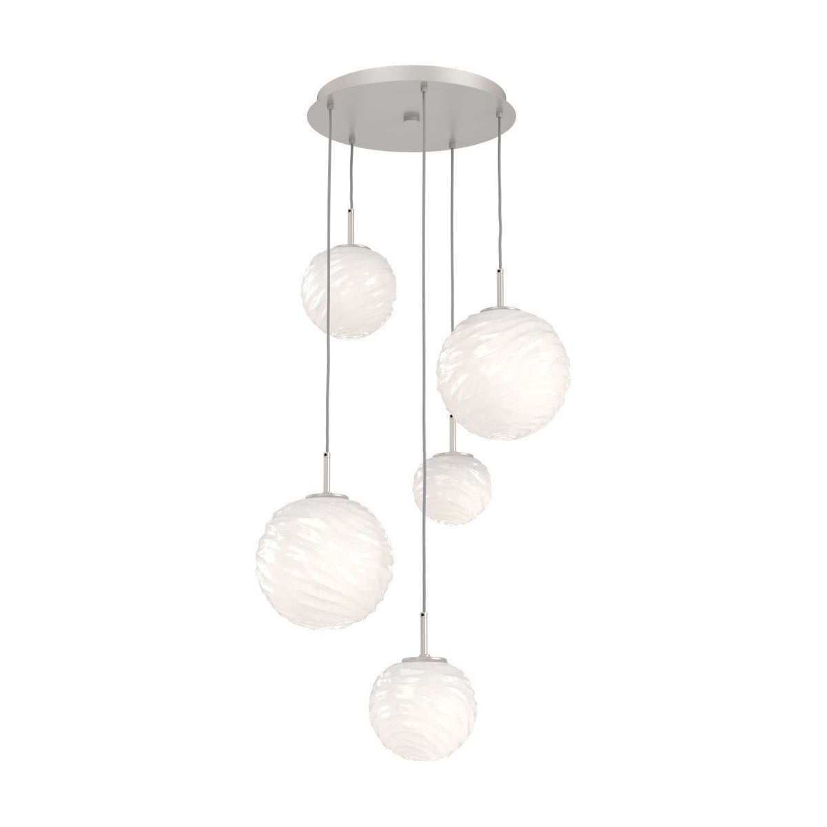 Hammerton Studio - CHB0092-05-BS-WL-C01-L3 - LED Chandelier - Gaia - Beige Silver