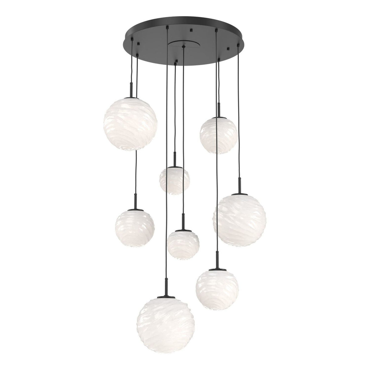 Hammerton Studio - CHB0092-08-MB-WL-C01-L3 - LED Chandelier - Gaia - Matte Black