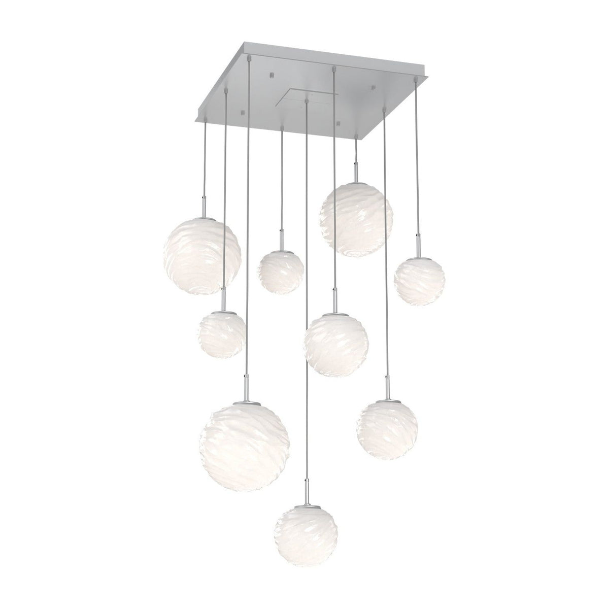 Hammerton Studio - CHB0092-09-CS-WL-C01-L3 - LED Chandelier - Gaia - Classic Silver