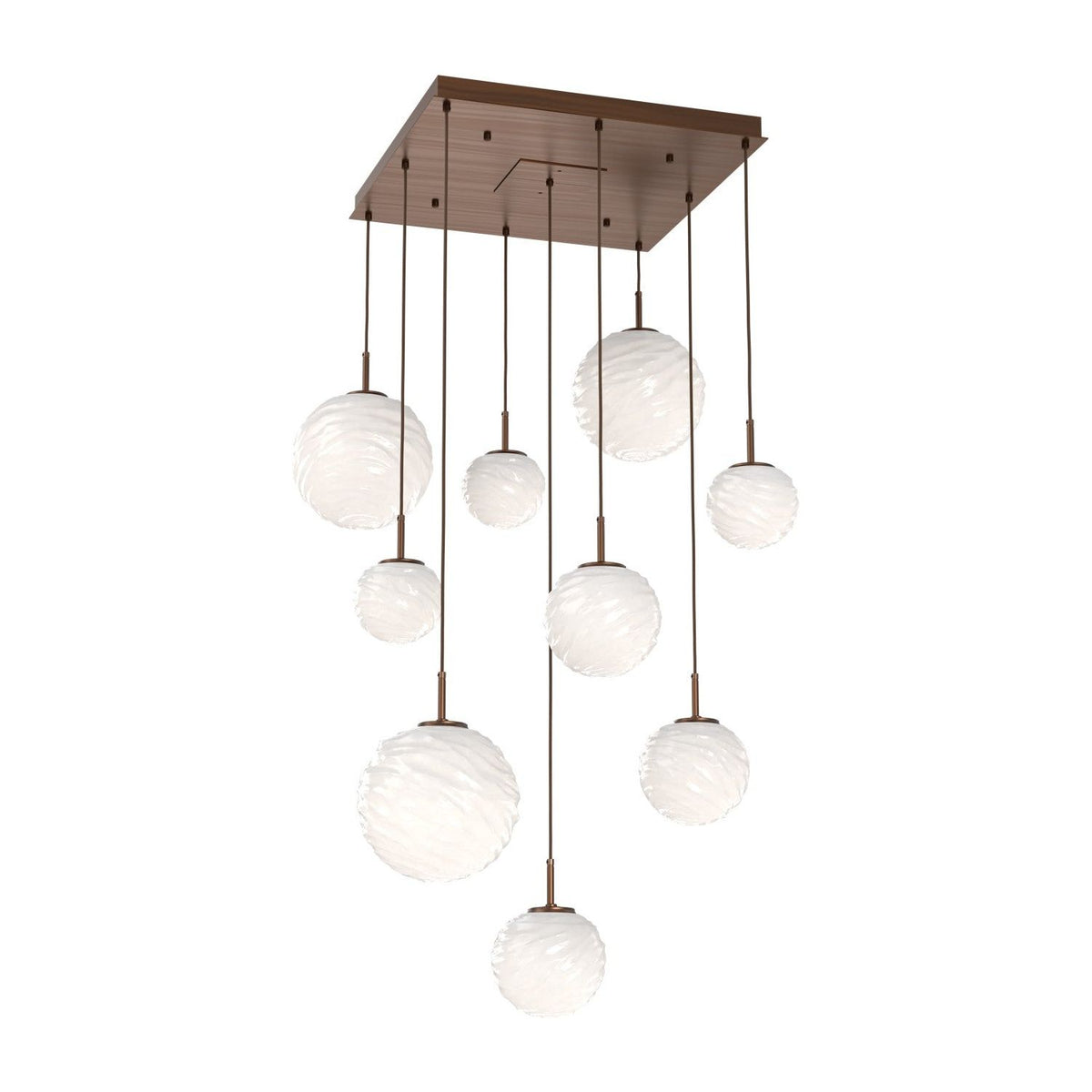 Hammerton Studio - CHB0092-09-RB-WL-C01-L3 - LED Chandelier - Gaia - Oil Rubbed Bronze