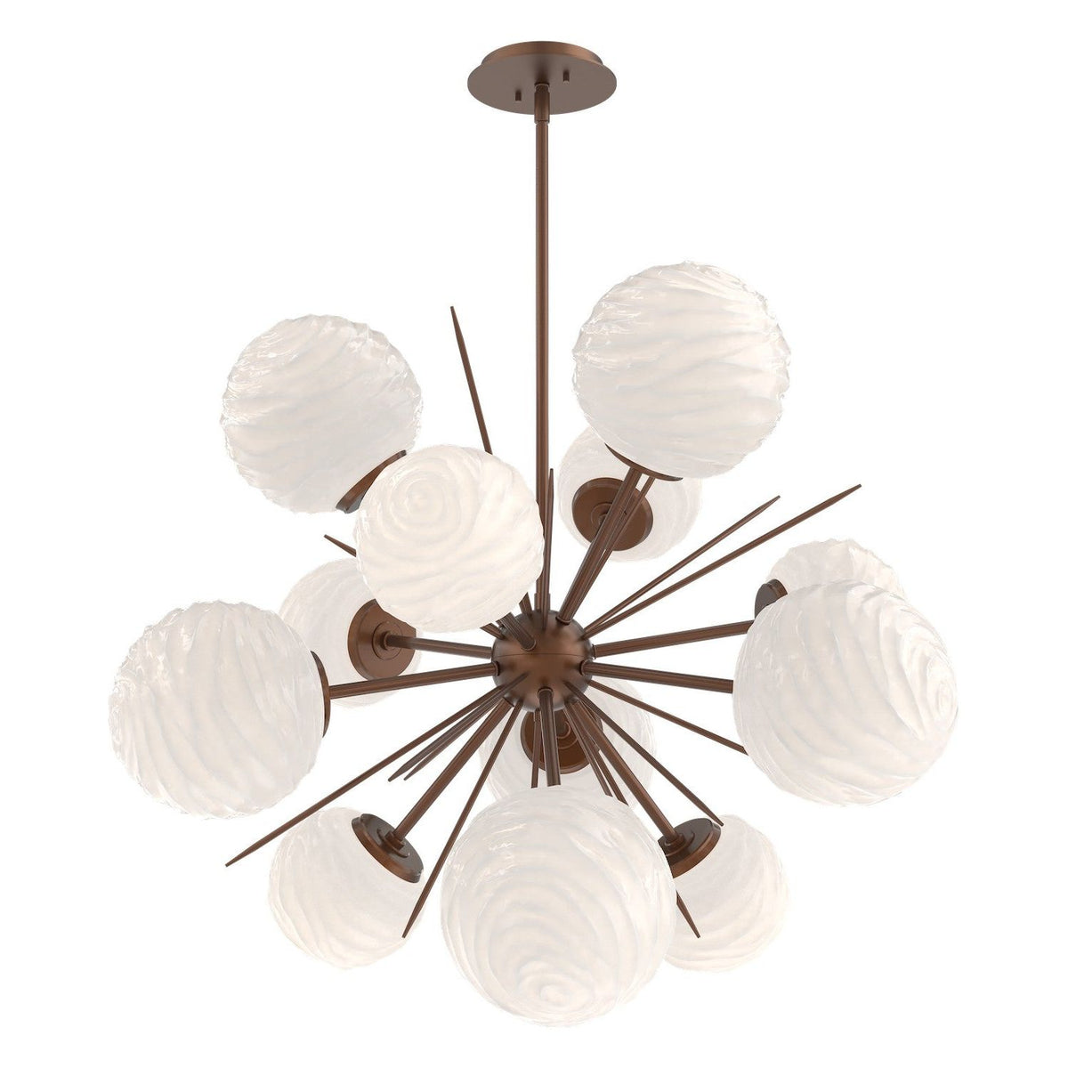 Hammerton Studio - CHB0092-0A-BB-WL-001-L3 - LED Chandelier - Gaia - Burnished Bronze