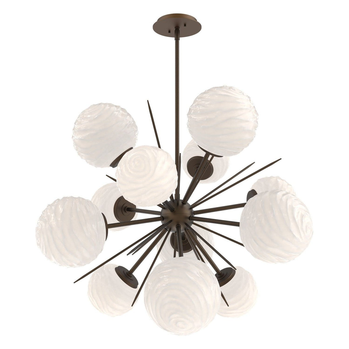 Hammerton Studio - CHB0092-0A-FB-WL-001-L3 - LED Chandelier - Gaia - Flat Bronze