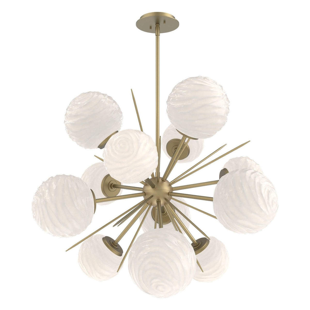 Hammerton Studio - CHB0092-0A-GB-WL-001-L3 - LED Chandelier - Gaia - Gilded Brass