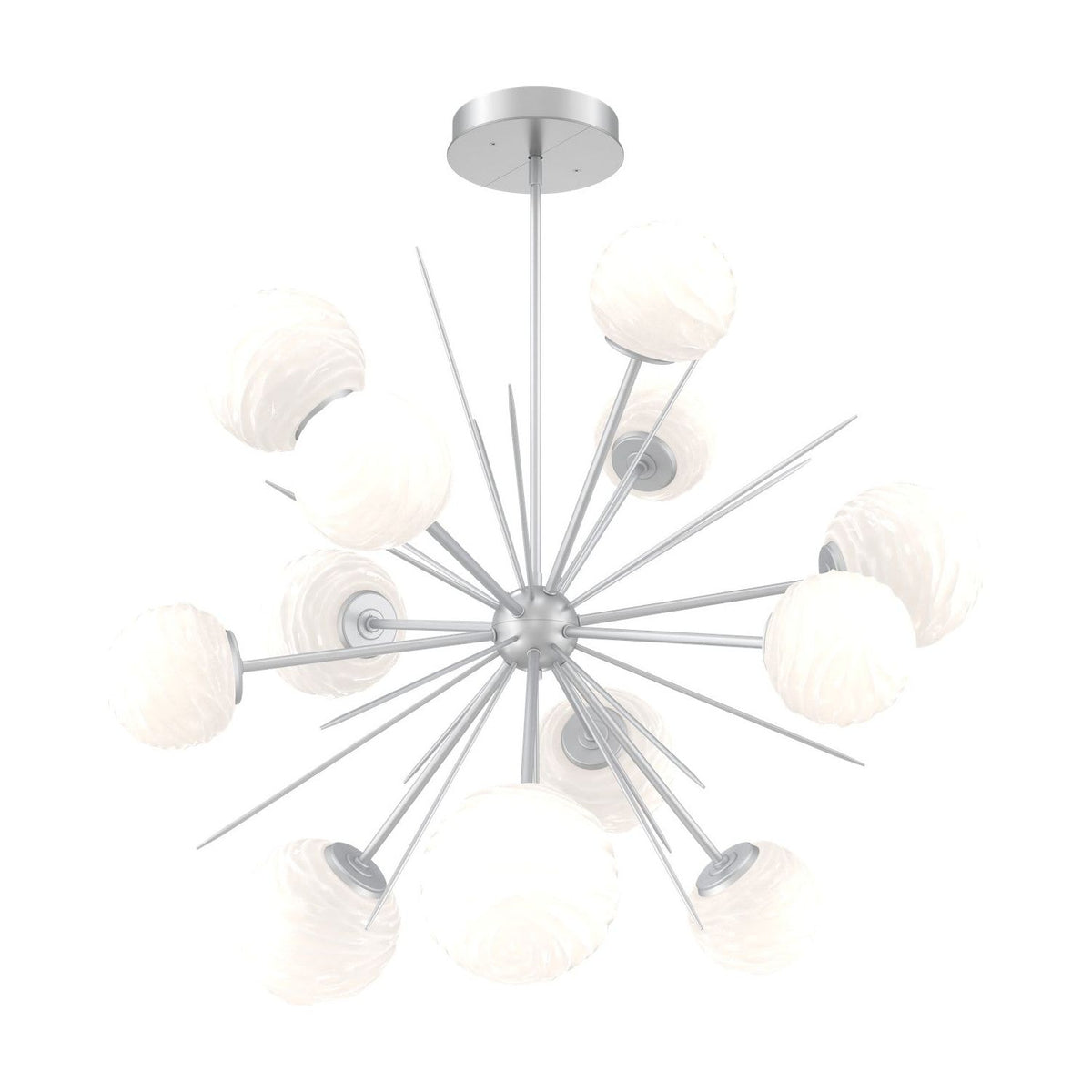 Hammerton Studio - CHB0092-0B-CS-WL-001-L3 - LED Chandelier - Gaia - Classic Silver