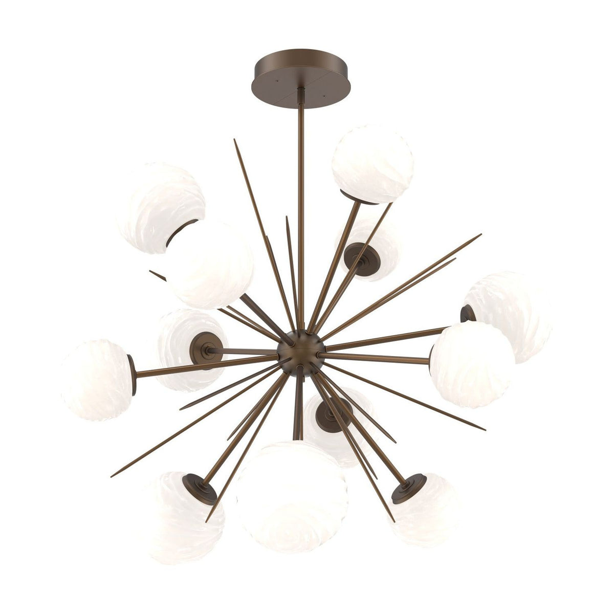 Hammerton Studio - CHB0092-0B-FB-WL-001-L3 - LED Chandelier - Gaia - Flat Bronze