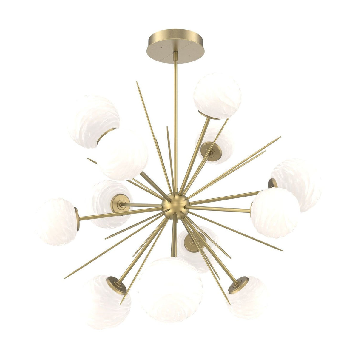 Hammerton Studio - CHB0092-0B-GB-WL-001-L3 - LED Chandelier - Gaia - Gilded Brass