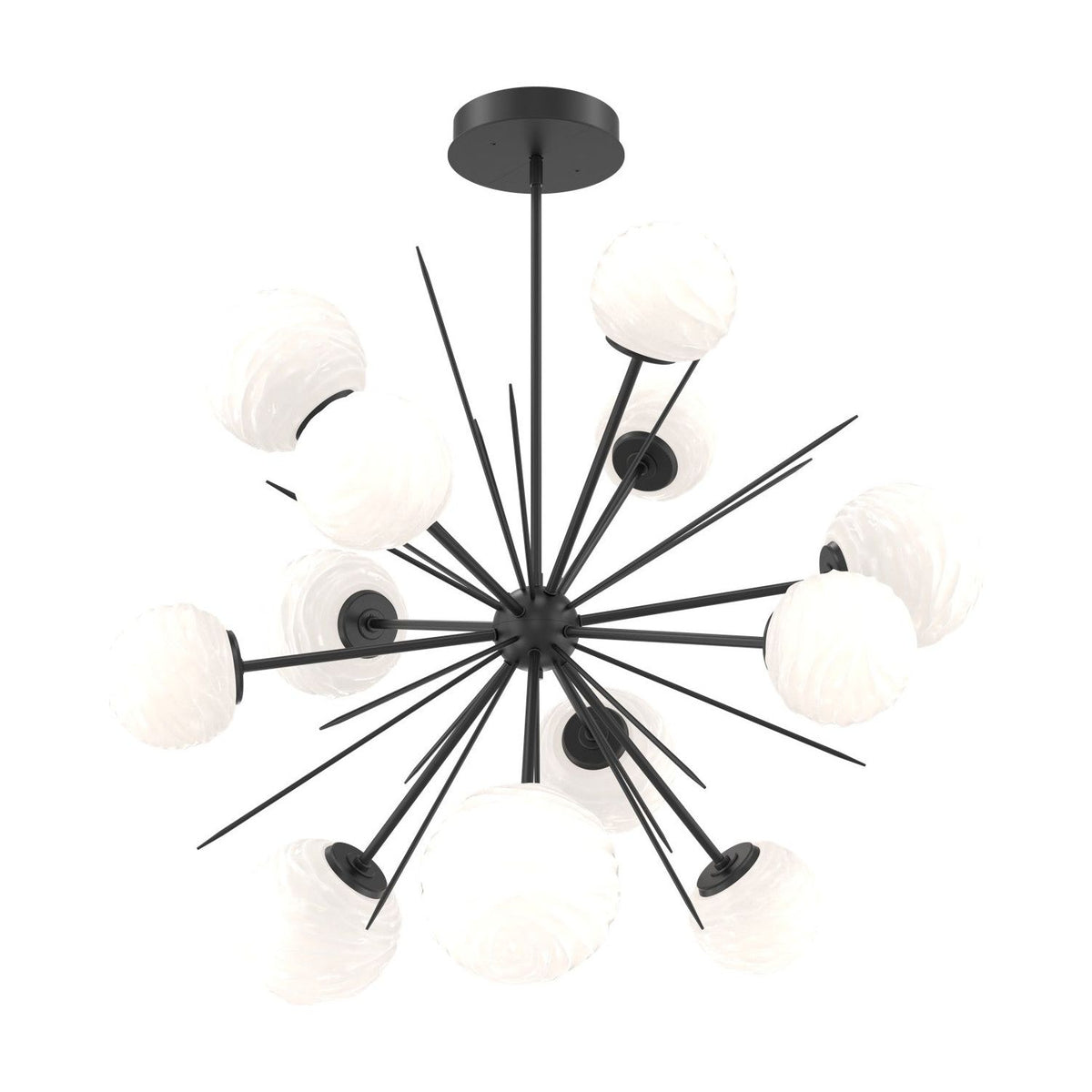 Hammerton Studio - CHB0092-0B-MB-WL-001-L3 - LED Chandelier - Gaia - Matte Black