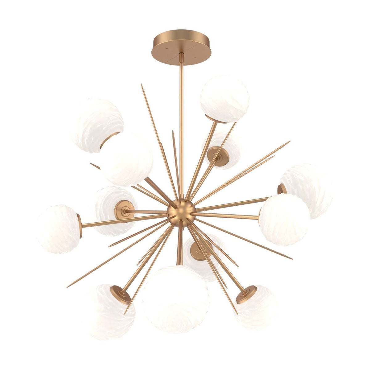 Hammerton Studio - CHB0092-0B-NB-WL-001-L3 - LED Chandelier - Gaia - Novel Brass