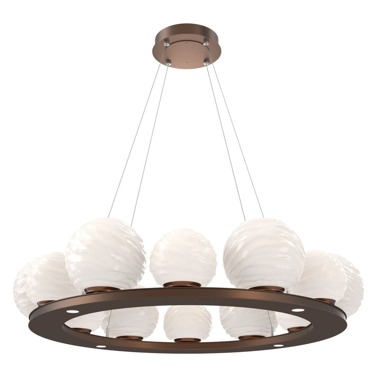 Hammerton Studio - CHB0092-0C-BB-WL-CA1-L3 - LED Chandelier - Gaia - Burnished Bronze