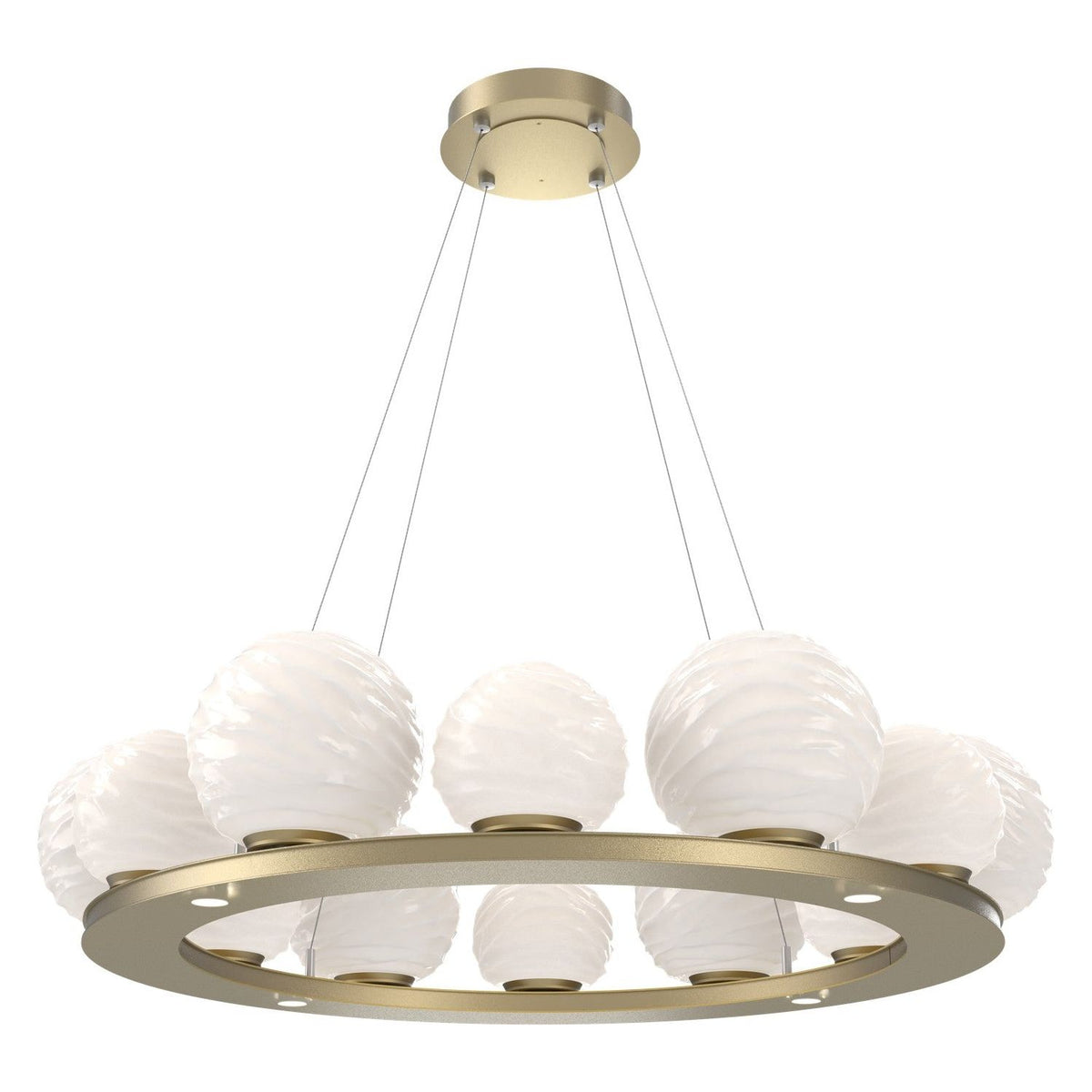 Hammerton Studio - CHB0092-0C-GB-WL-CA1-L3 - LED Chandelier - Gaia - Gilded Brass