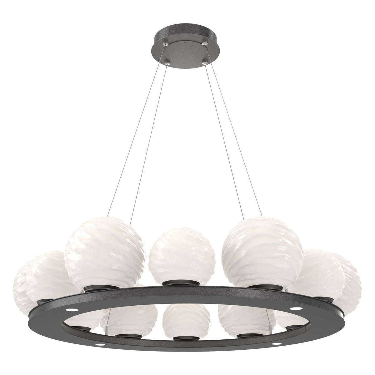 Hammerton Studio - CHB0092-0C-GP-WL-CA1-L3 - LED Chandelier - Gaia - Graphite