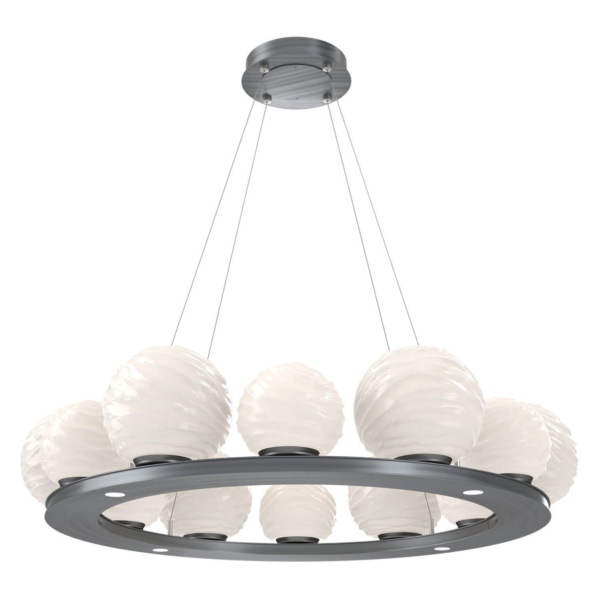 Hammerton Studio - CHB0092-0C-GM-WL-CA1-L3 - LED Chandelier - Gaia - Gunmetal