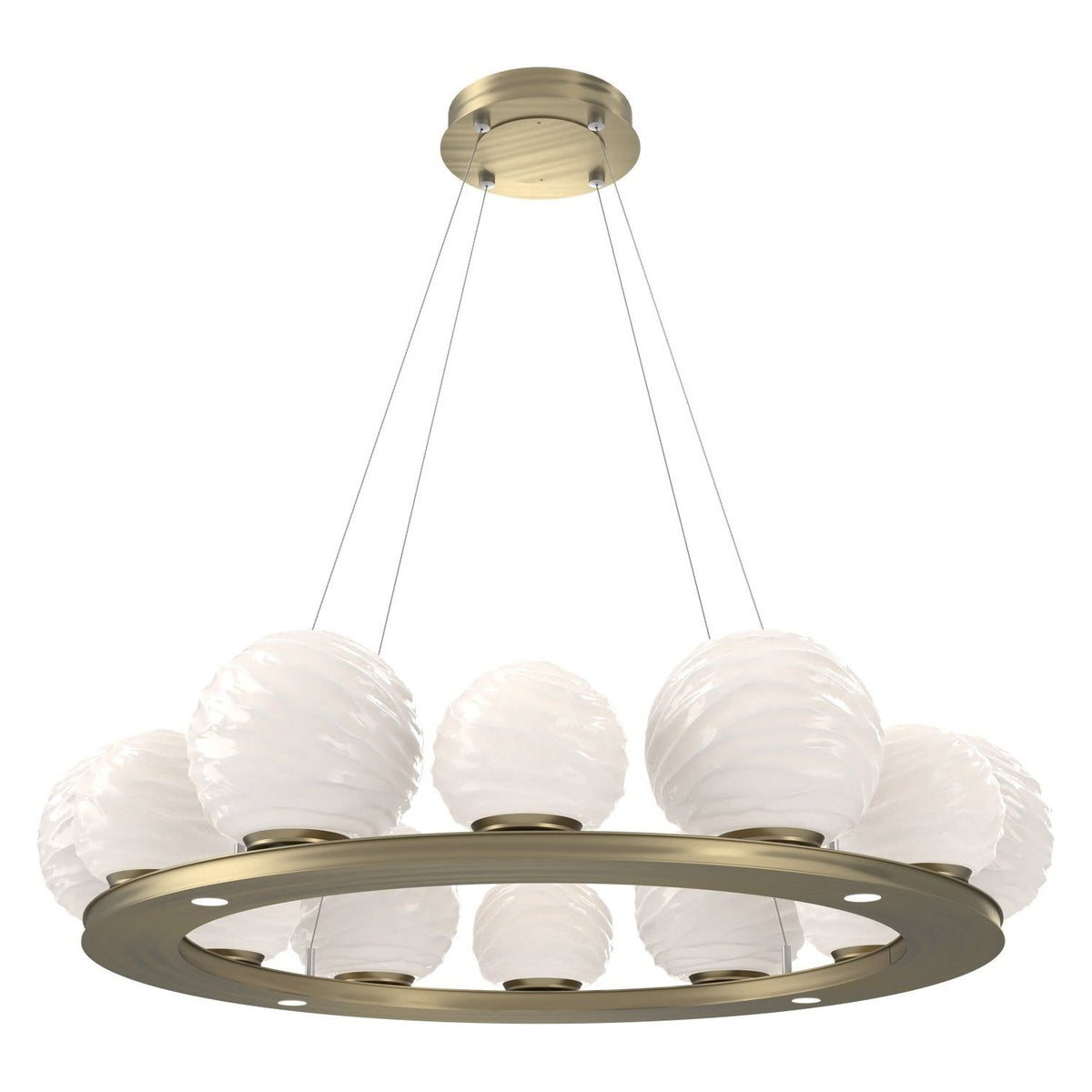 Hammerton Studio - CHB0092-0C-HB-WL-CA1-L3 - LED Chandelier - Gaia - Heritage Brass