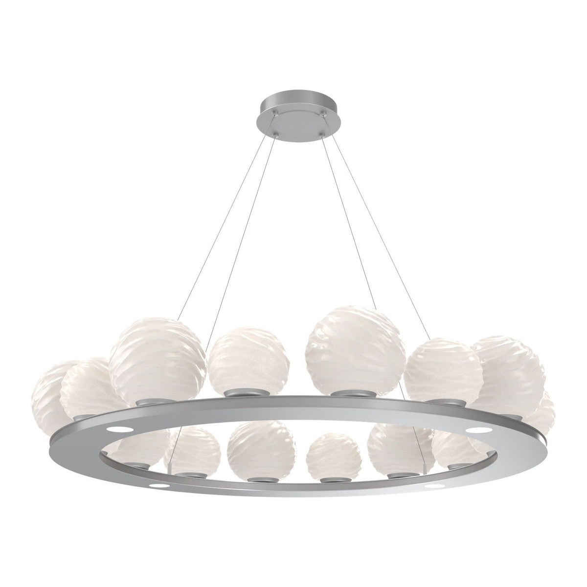 Hammerton Studio - CHB0092-0D-CS-WL-CA1-L3 - LED Chandelier - Gaia - Classic Silver