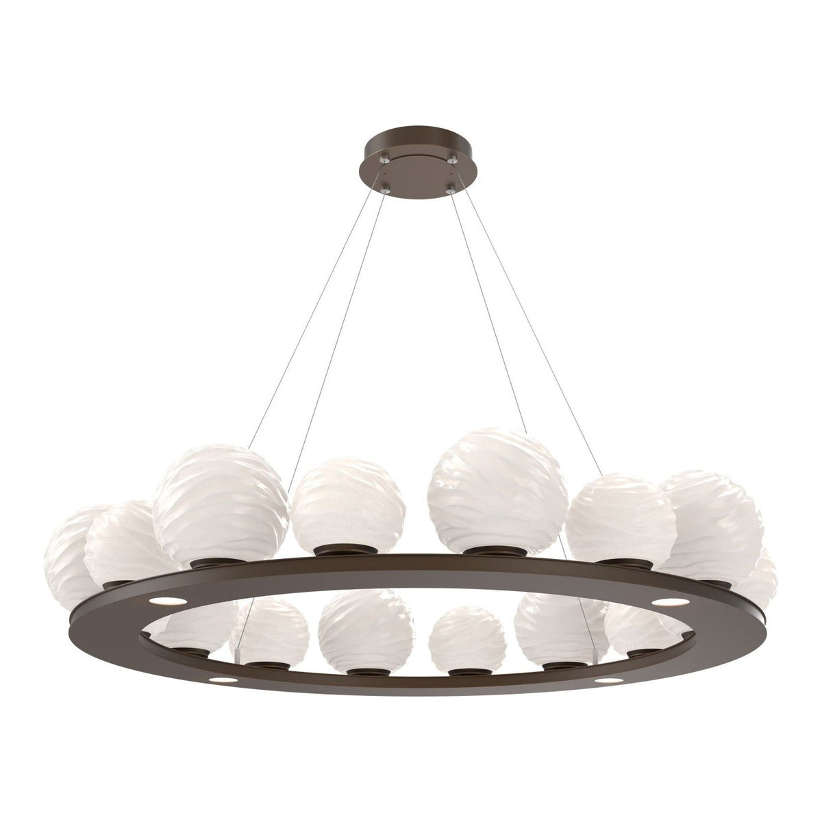 Hammerton Studio - CHB0092-0D-FB-WL-CA1-L3 - LED Chandelier - Gaia - Flat Bronze