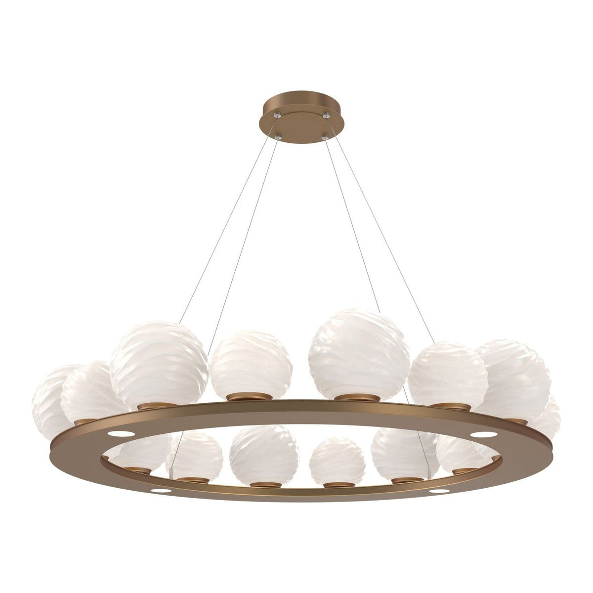 Hammerton Studio - CHB0092-0D-NB-WL-CA1-L3 - LED Chandelier - Gaia - Novel Brass