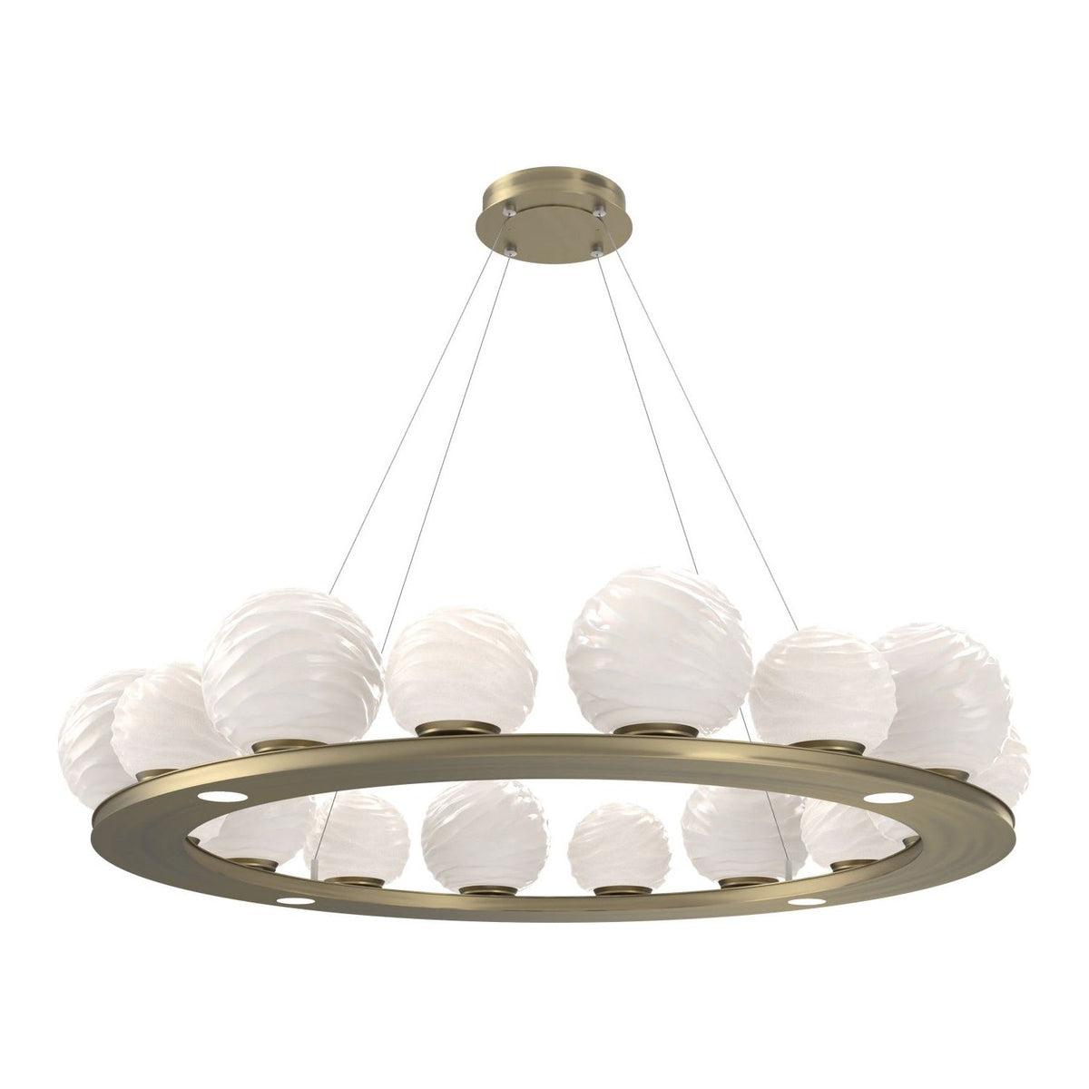 Hammerton Studio - CHB0092-0D-HB-WL-CA1-L3 - LED Chandelier - Gaia - Heritage Brass