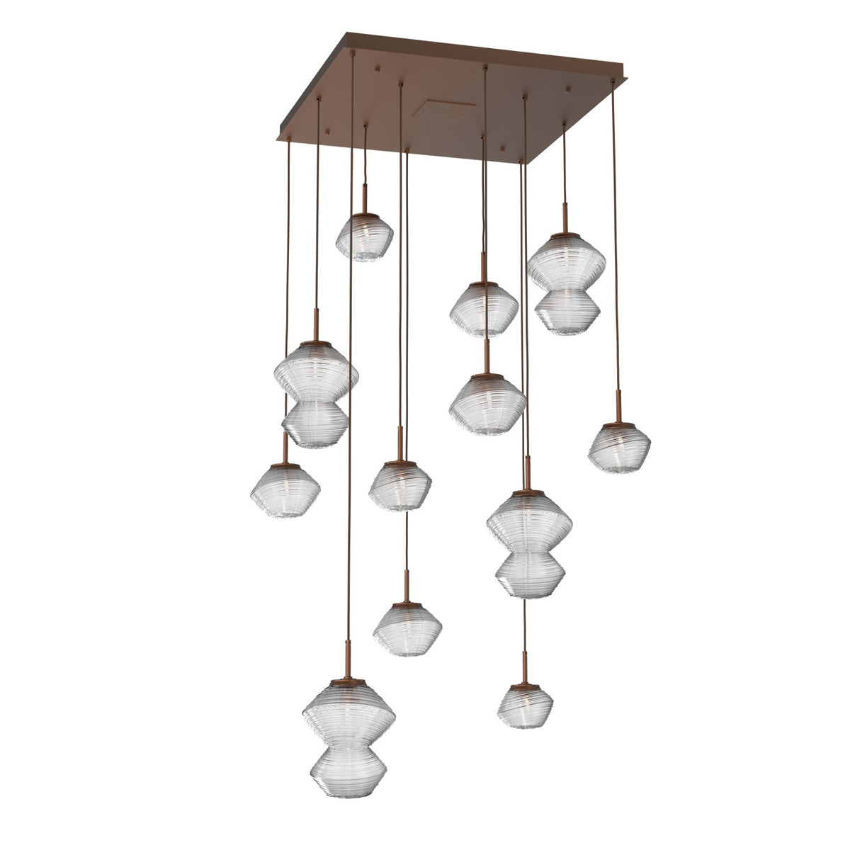 Hammerton Studio - CHB0089-12-BB-C-C01-L1 - LED Chandelier - Mesa - Burnished Bronze