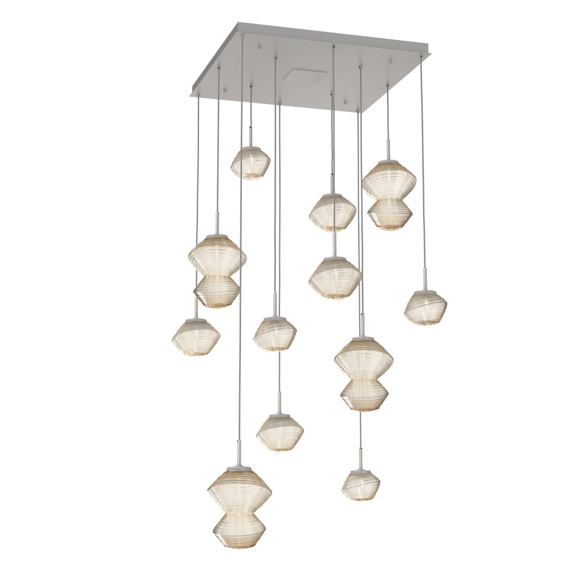 Hammerton Studio - CHB0089-12-BS-A-C01-L1 - LED Chandelier - Mesa - Beige Silver