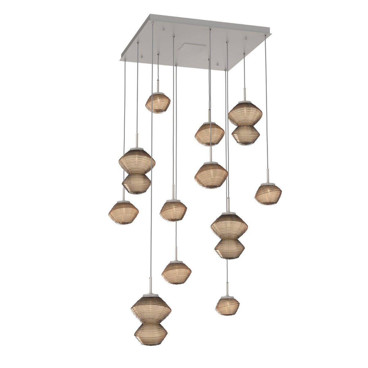 Hammerton Studio - CHB0089-12-BS-B-C01-L1 - LED Chandelier - Mesa - Beige Silver