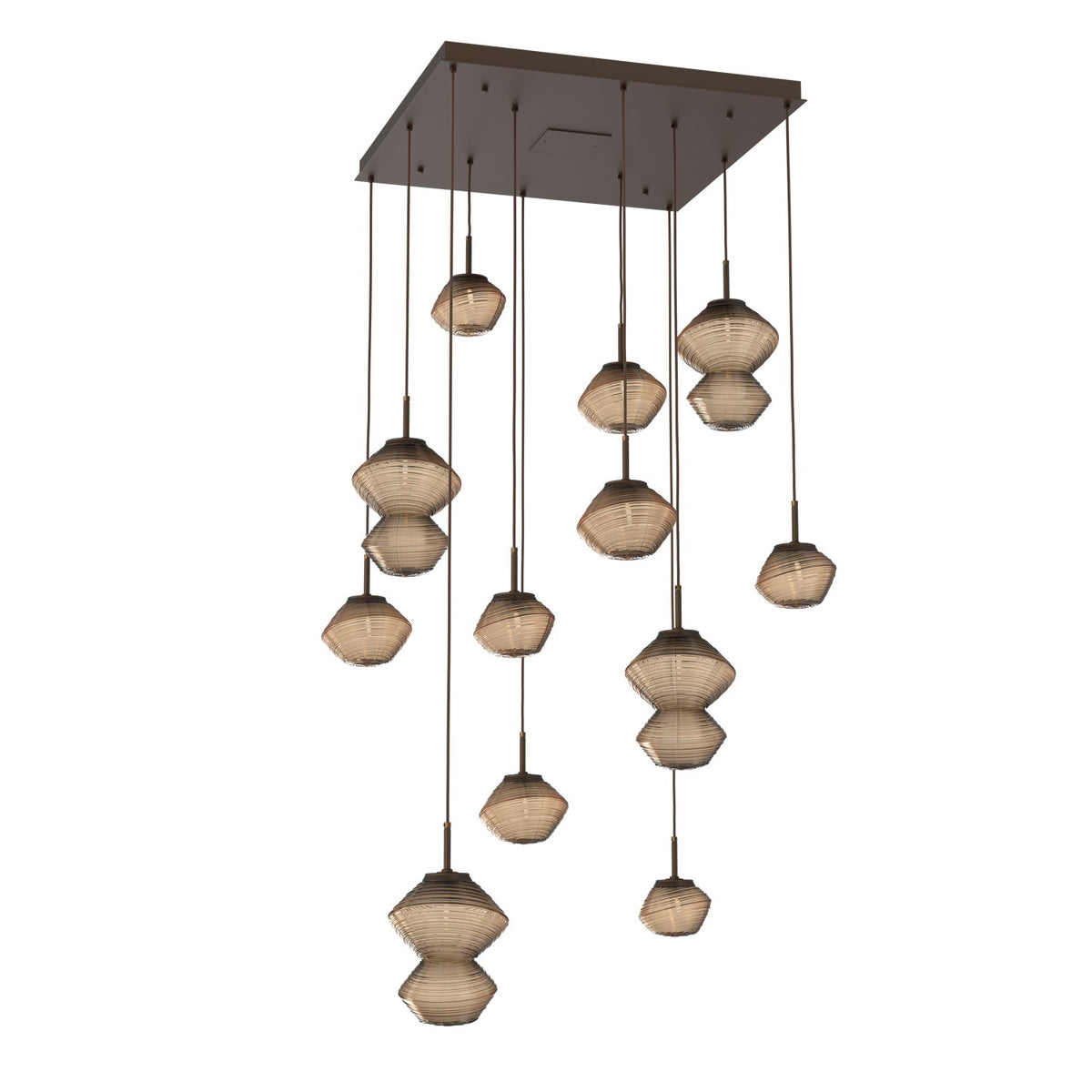 Hammerton Studio - CHB0089-12-FB-B-C01-L1 - LED Chandelier - Mesa - Flat Bronze