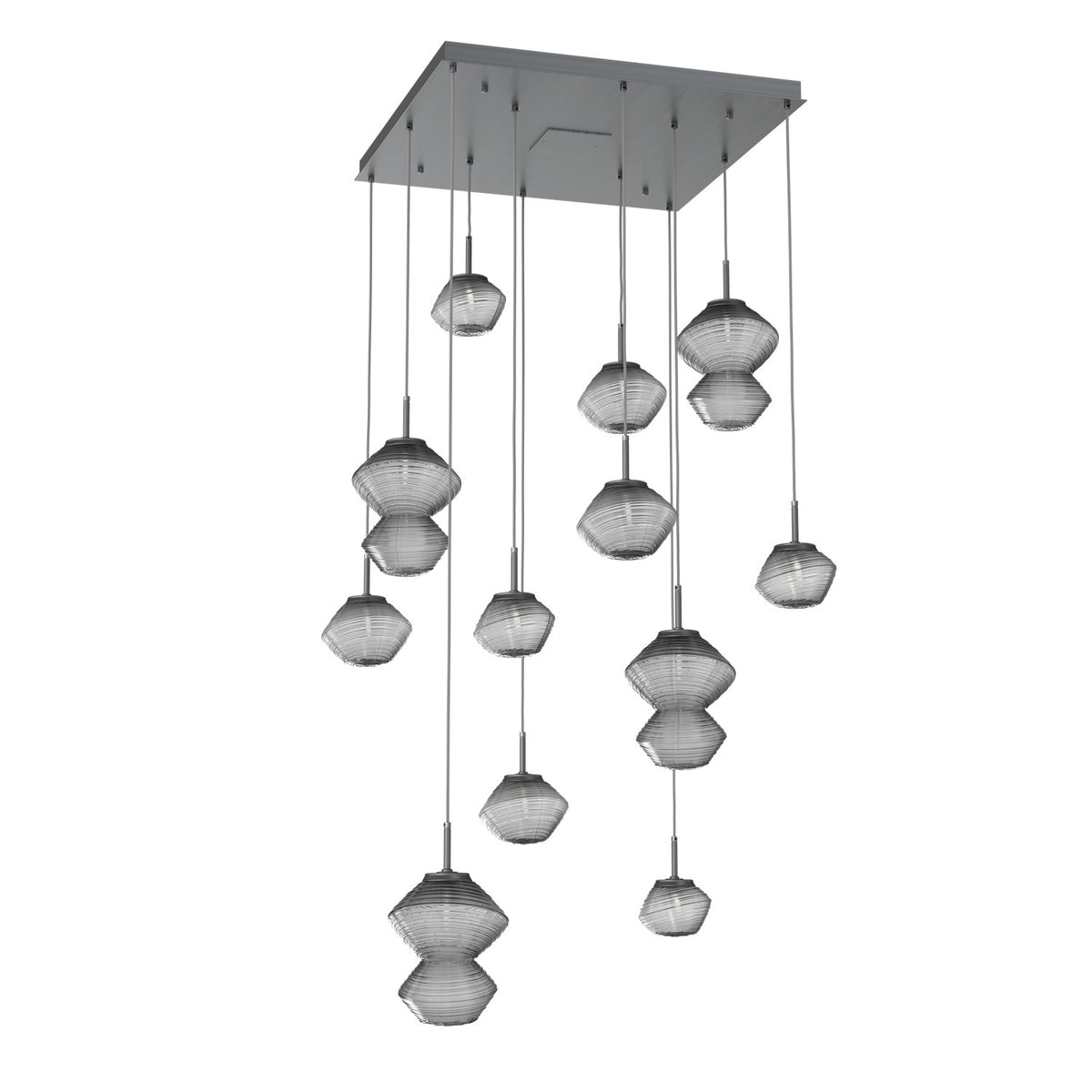 Hammerton Studio - CHB0089-12-GM-S-C01-L1 - LED Chandelier - Mesa - Gunmetal