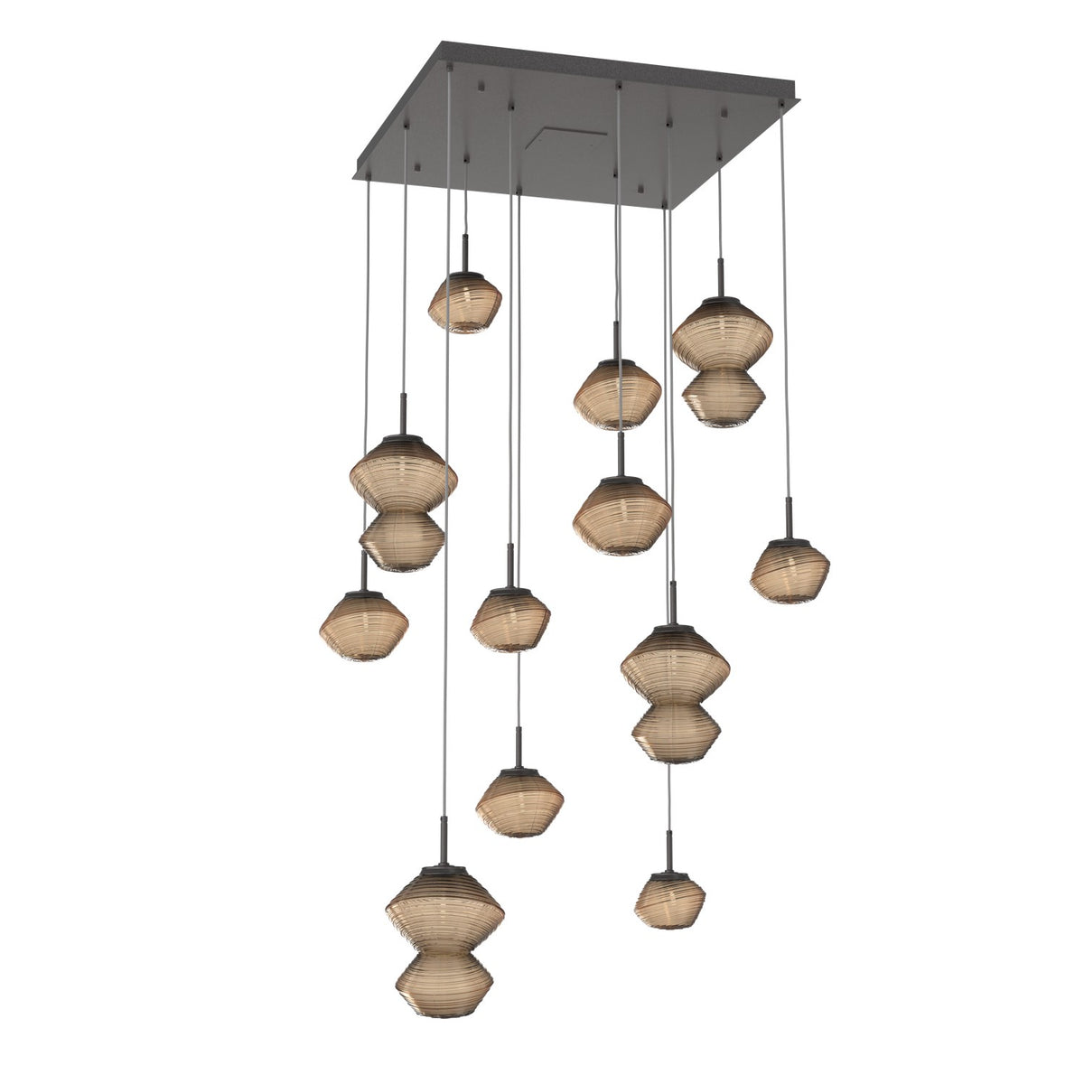 Hammerton Studio - CHB0089-12-GP-B-C01-L1 - LED Chandelier - Mesa - Graphite