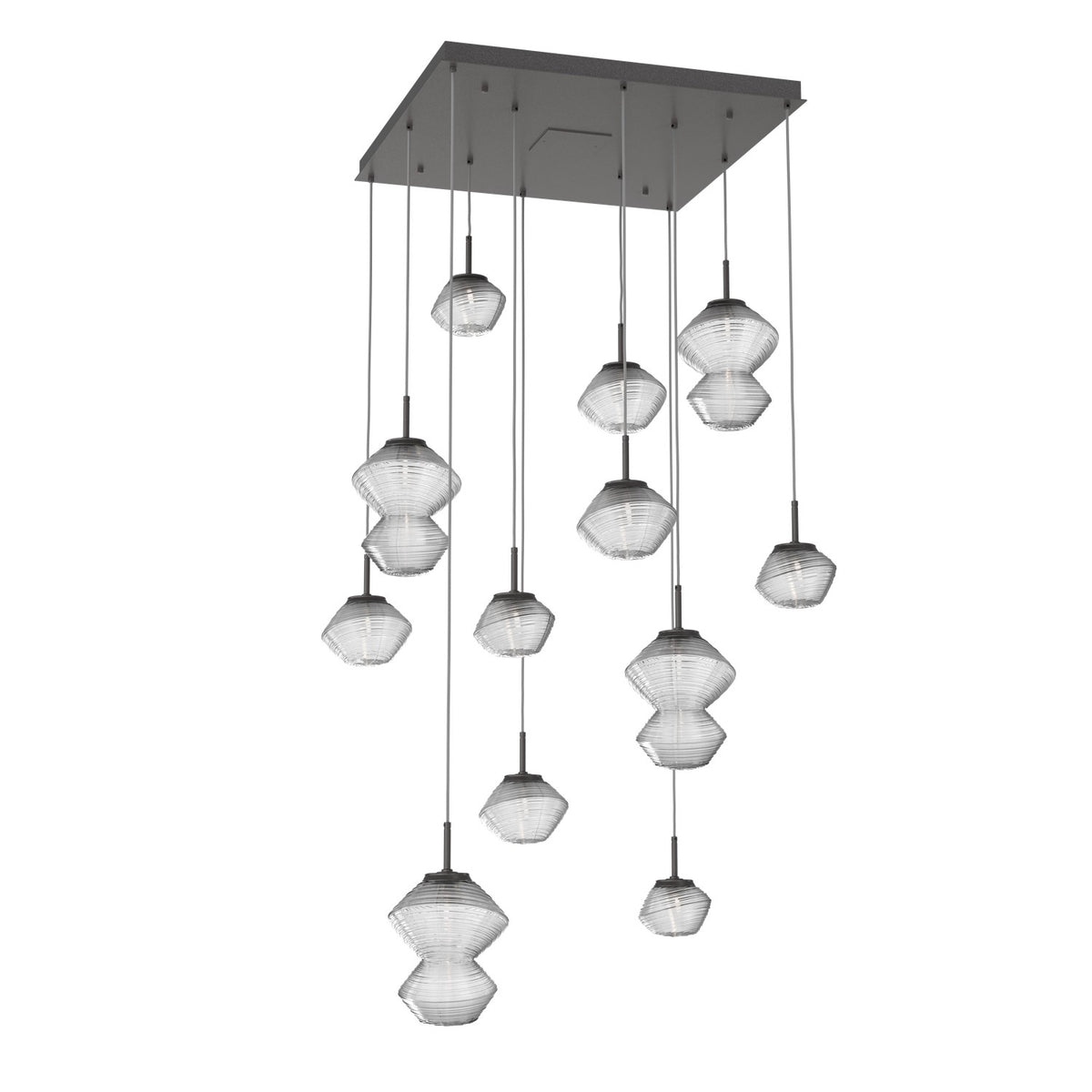 Hammerton Studio - CHB0089-12-GP-C-C01-L1 - LED Chandelier - Mesa - Graphite