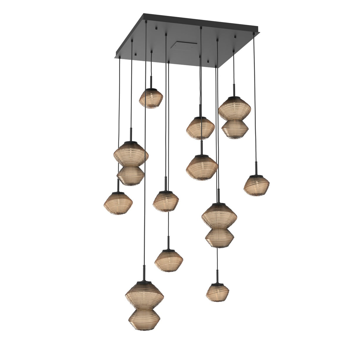 Hammerton Studio - CHB0089-12-MB-B-C01-L1 - LED Chandelier - Mesa - Matte Black