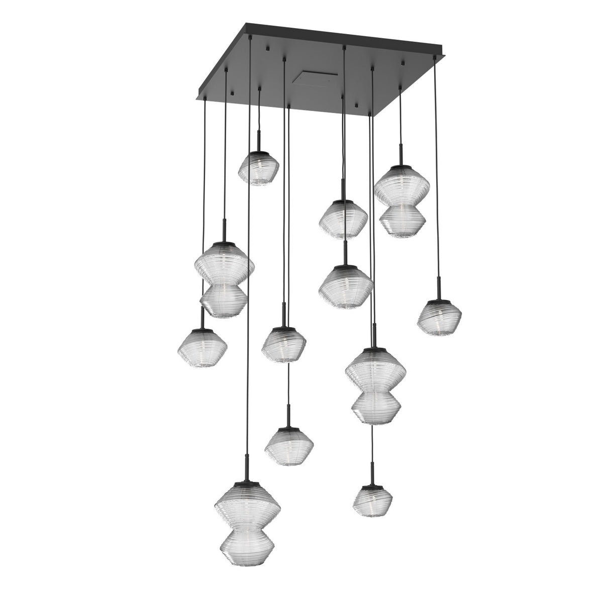 Hammerton Studio - CHB0089-12-MB-C-C01-L1 - LED Chandelier - Mesa - Matte Black