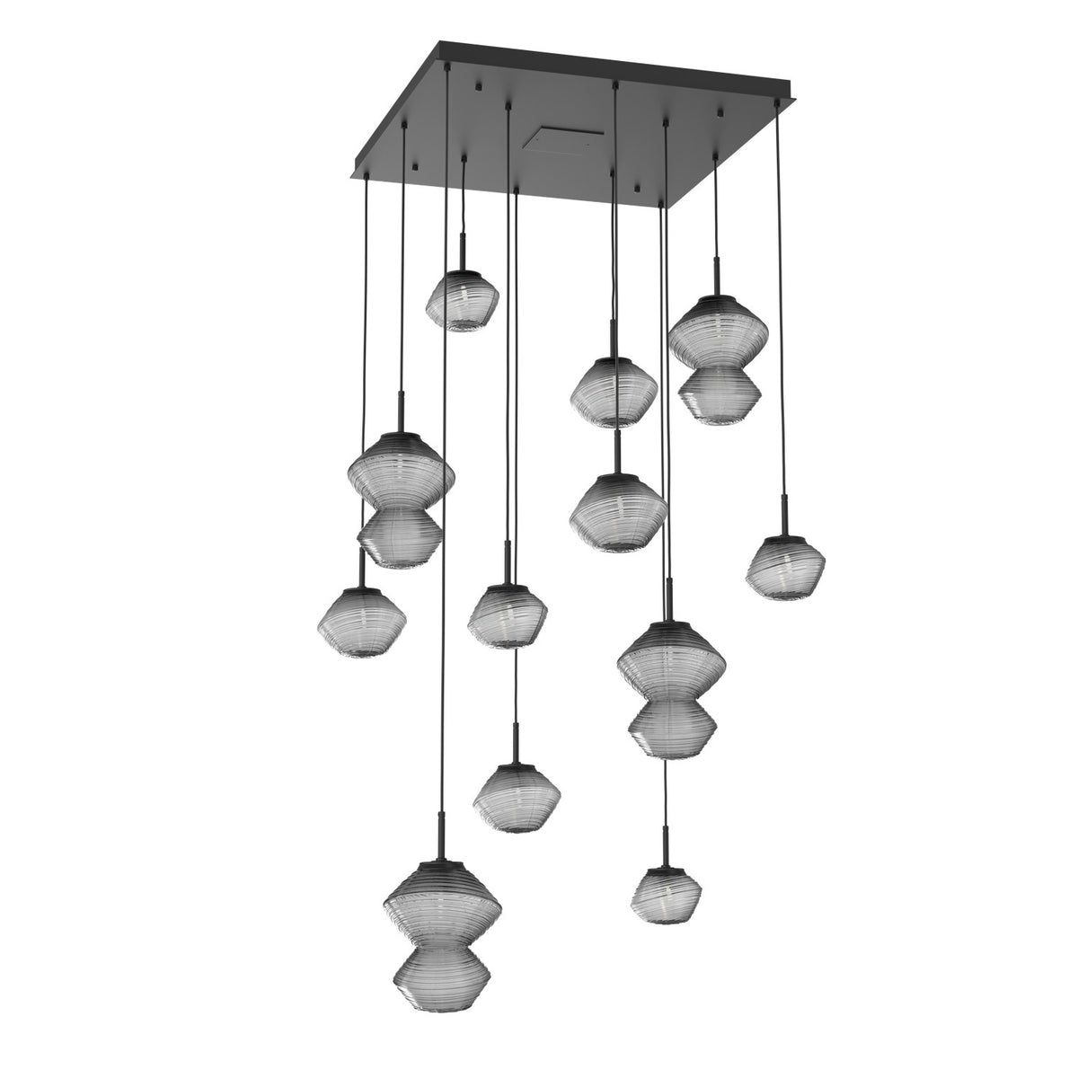 Hammerton Studio - CHB0089-12-MB-S-C01-L1 - LED Chandelier - Mesa - Matte Black