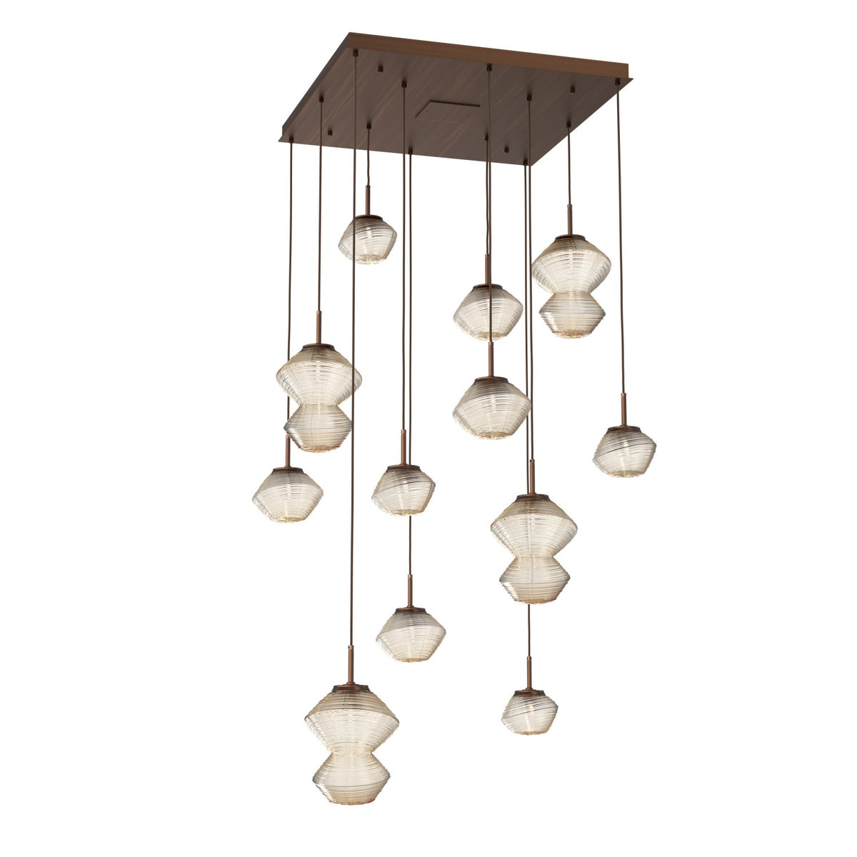 Hammerton Studio - CHB0089-12-RB-A-C01-L1 - LED Chandelier - Mesa - Oil Rubbed Bronze