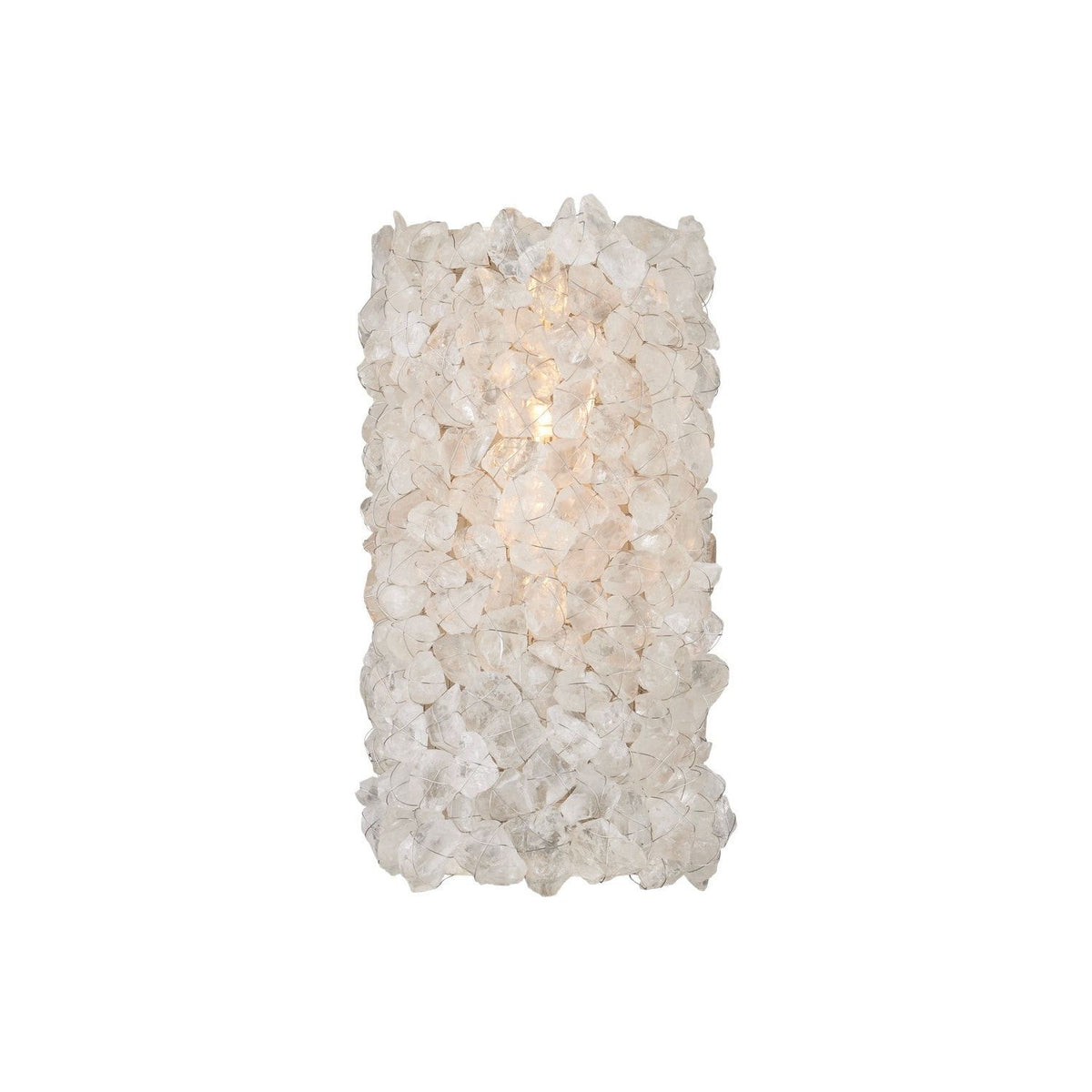 Currey and Company - 5000-0262 - One Light Wall Sconce - Contemporary Silver Leaf/Contemporary Silver/Natural
