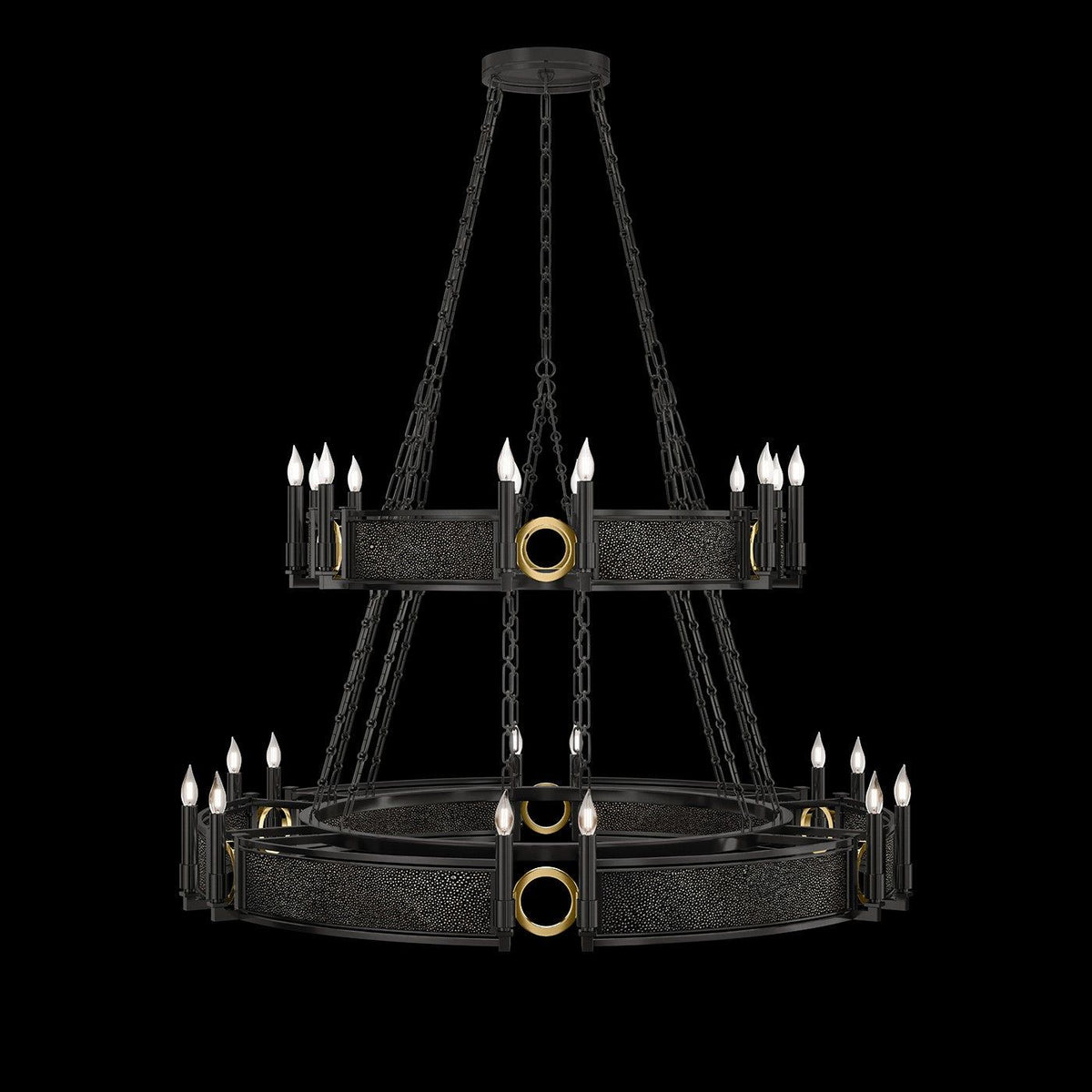 Fine Art - 100036-113 - 24 Light Chandelier - Mirage - Black