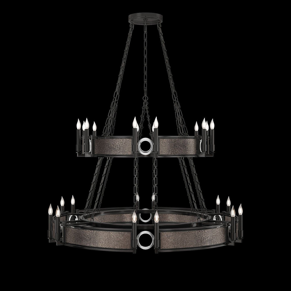 Fine Art - 100036-121 - 24 Light Chandelier - Mirage - Black