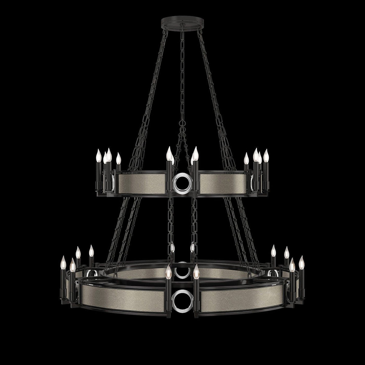 Fine Art - 100036-122 - 24 Light Chandelier - Mirage - Black