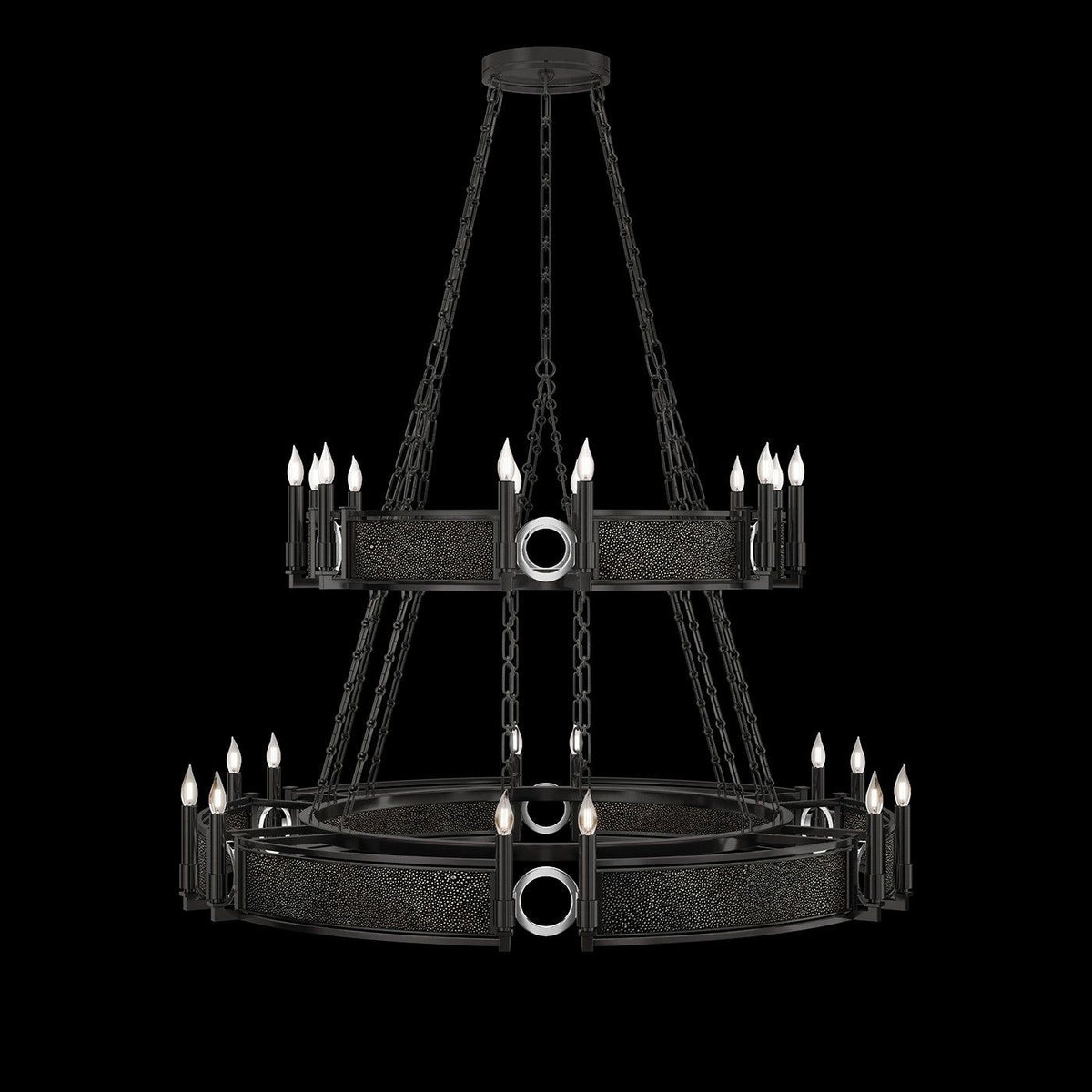 Fine Art - 100036-123 - 24 Light Chandelier - Mirage - Black