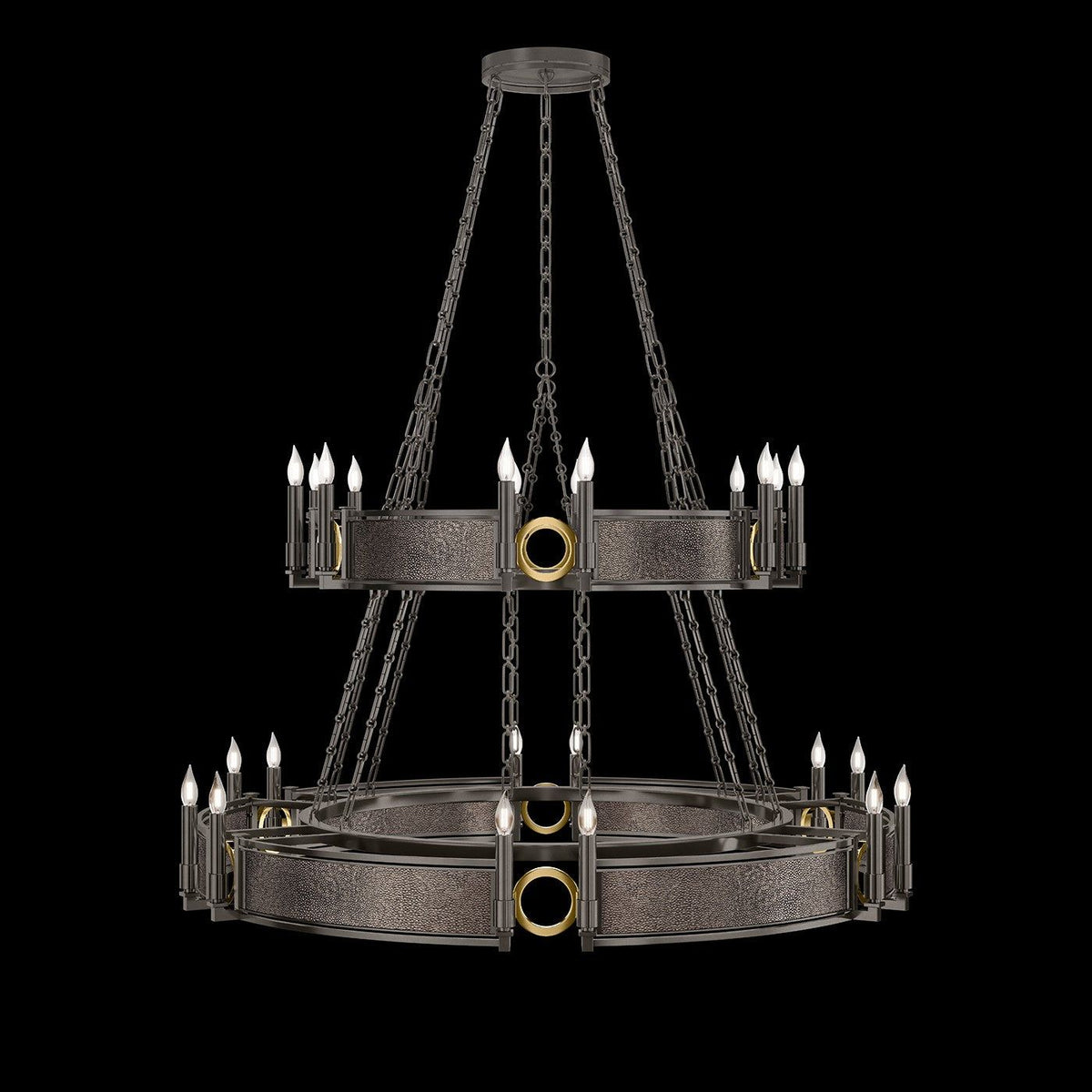 Fine Art - 100036-711 - 24 Light Chandelier - Mirage - Black