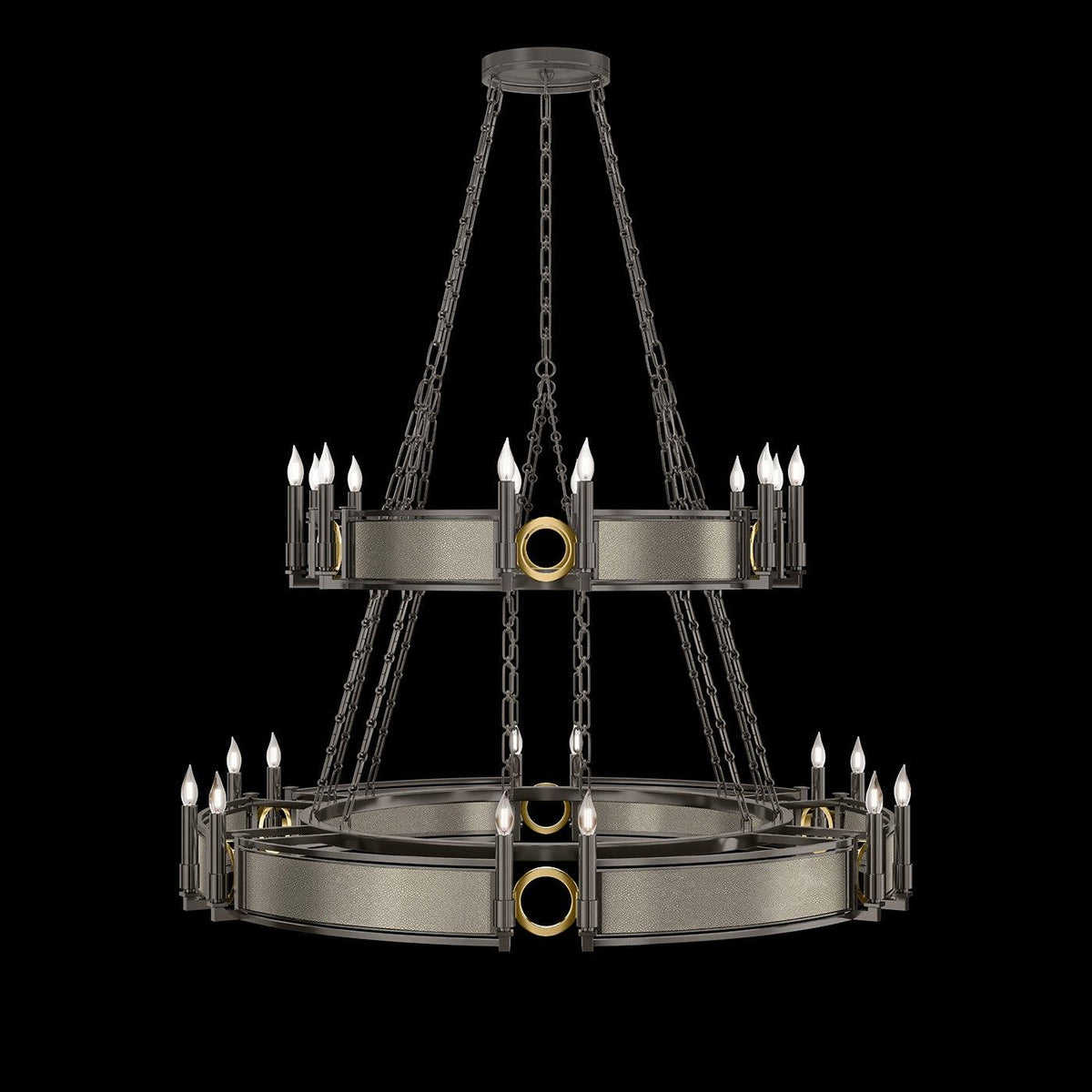 Fine Art - 100036-712 - 24 Light Chandelier - Mirage - Black