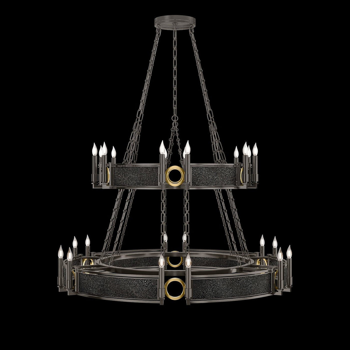 Fine Art - 100036-713 - 24 Light Chandelier - Mirage - Black