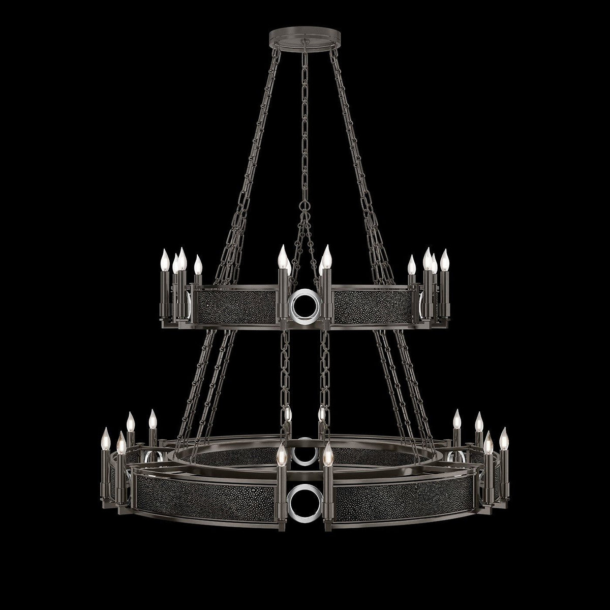 Fine Art - 100036-723 - 24 Light Chandelier - Mirage - Black